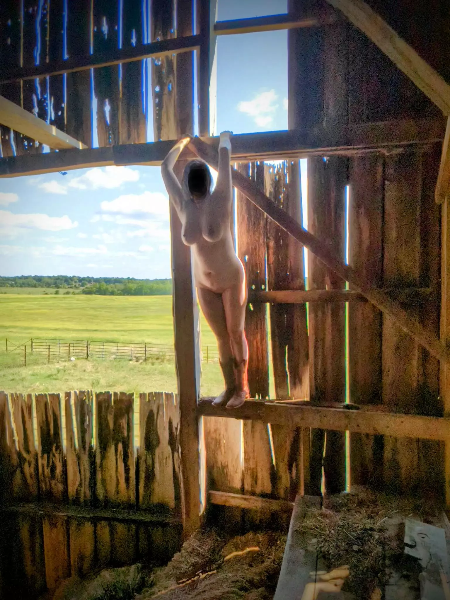 Hanging out in a barn posted by Important-Donkey2011