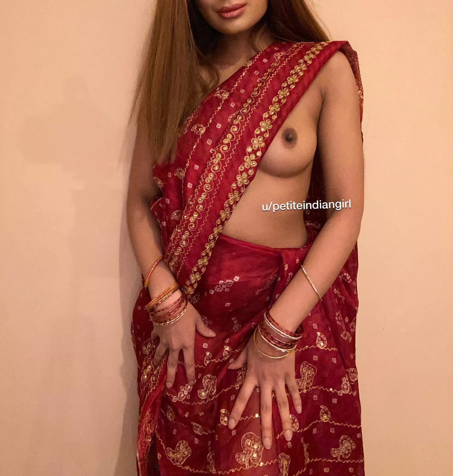 HAPPY DIWALI BABY! Naked with just a Saree on, I want to strip it off and sex all night👀👅 posted by Petiteindiangirl