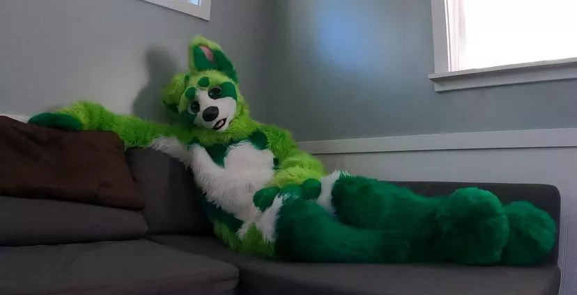 Happy fursuit Friday! Who wants cuddles? posted by Useful_Onion_7012