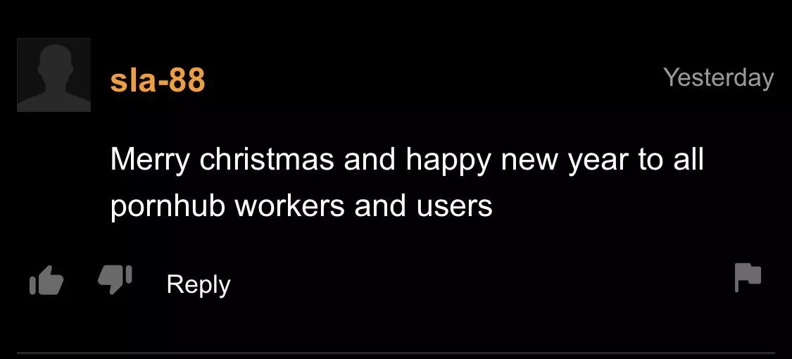 Happy Holidays to all the users and workers of Pornhub posted by LemonWasTakenX2