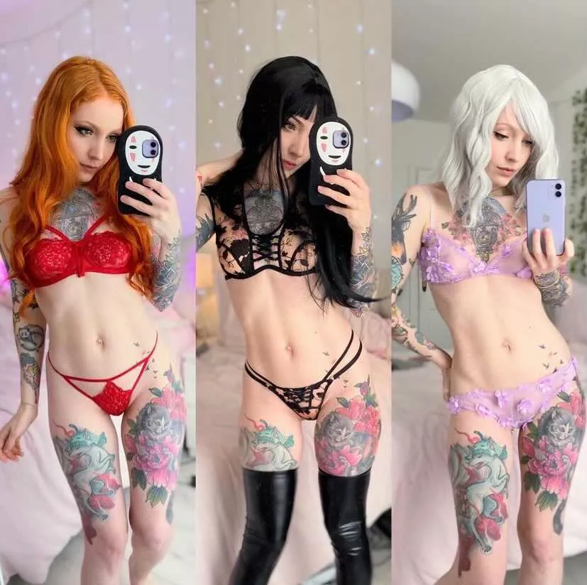 Happy #SGSundies! Choose your fighter with Shamandalie - 1, 2, or 3? posted by SuicideGirls