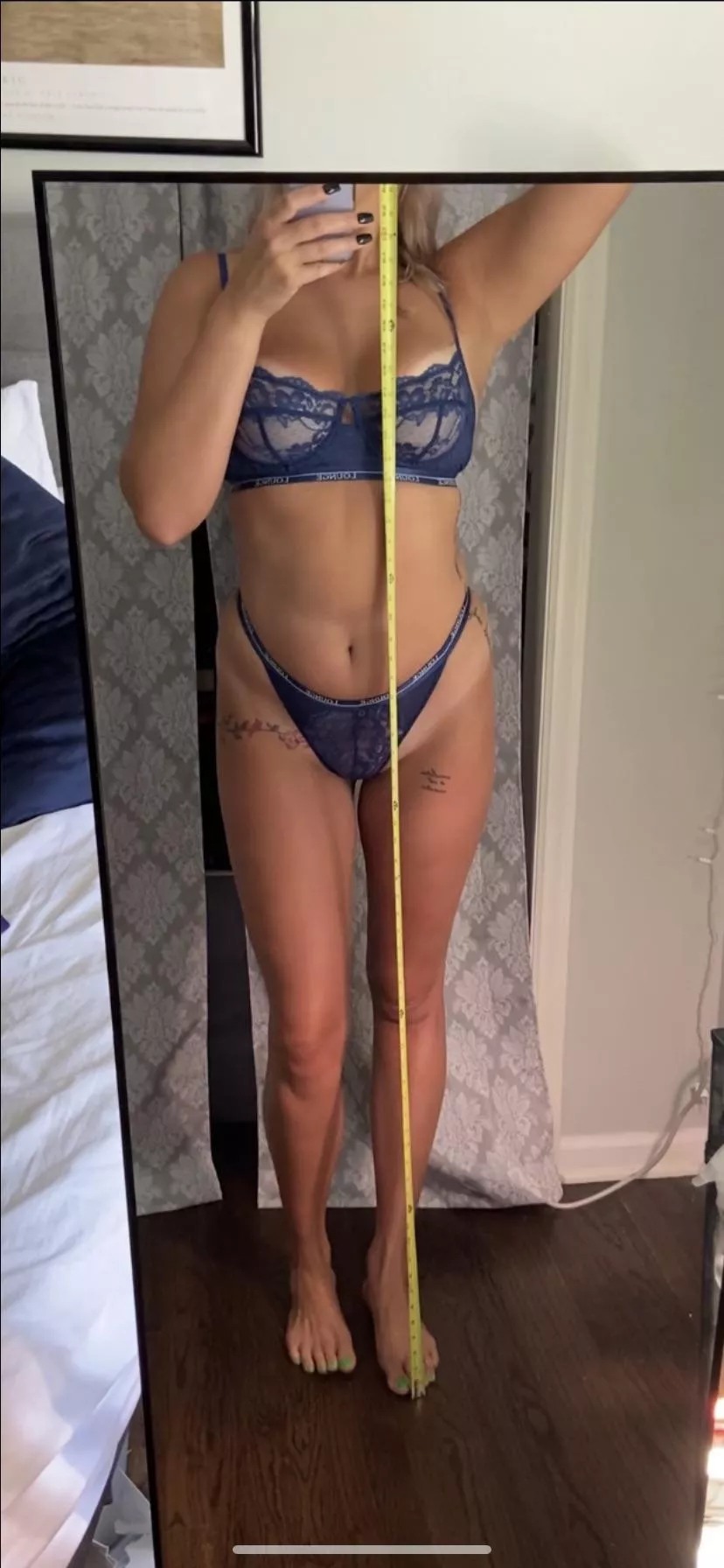 Hard to find a mirror long enough to fit this 6’5 body in it 😉 [f] posted by emma_avery