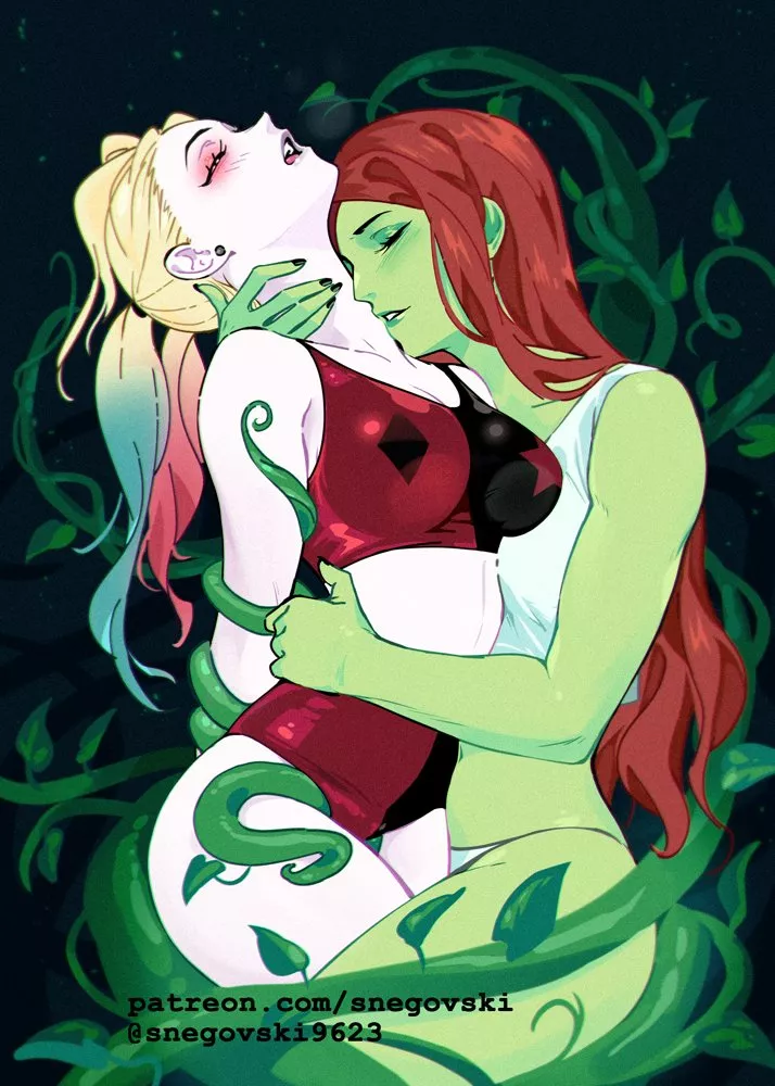 Harley and Ivy [Batman series] by (Snegovski) posted by Faoovo