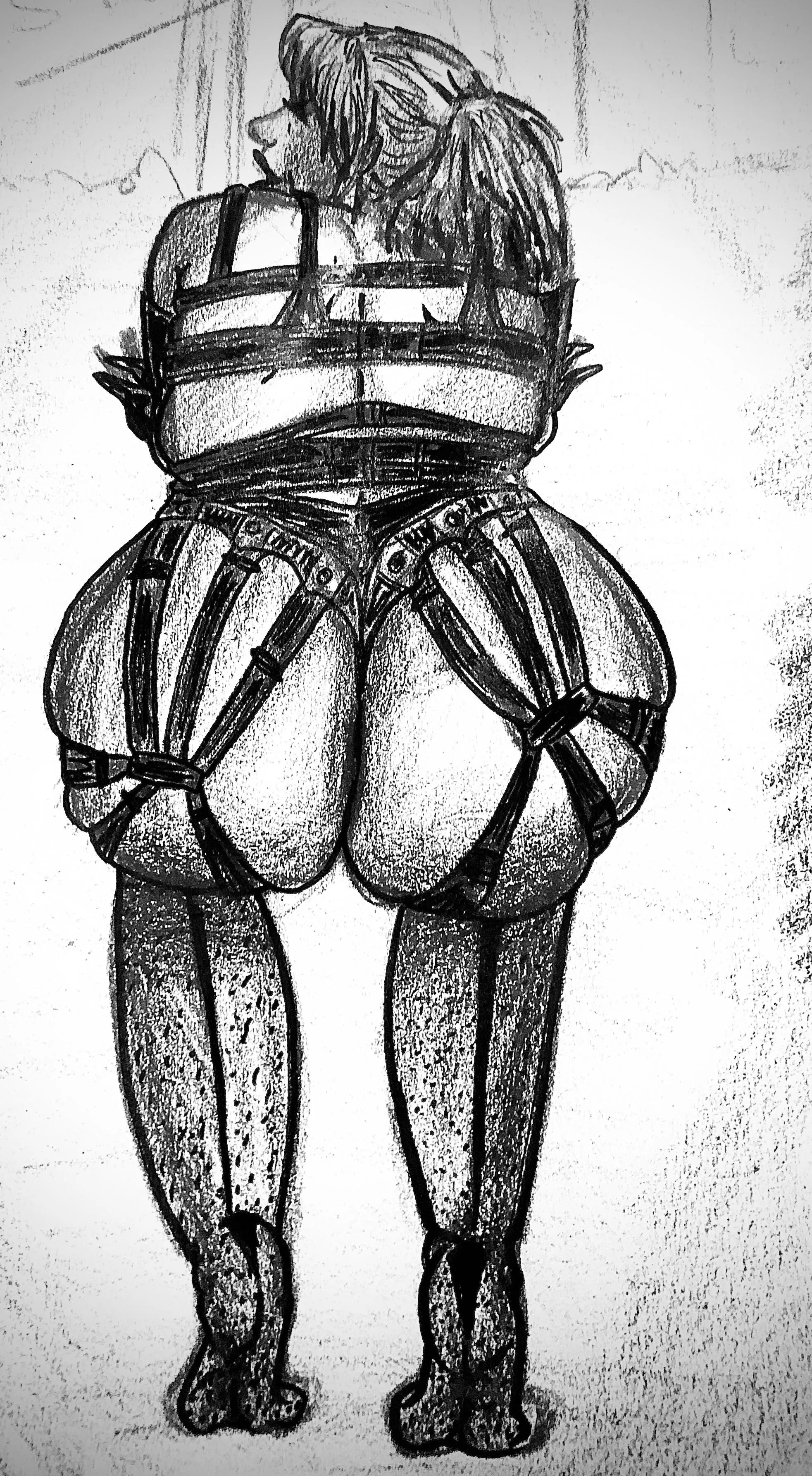 Harness straps, drawn by me posted by muc_bucket