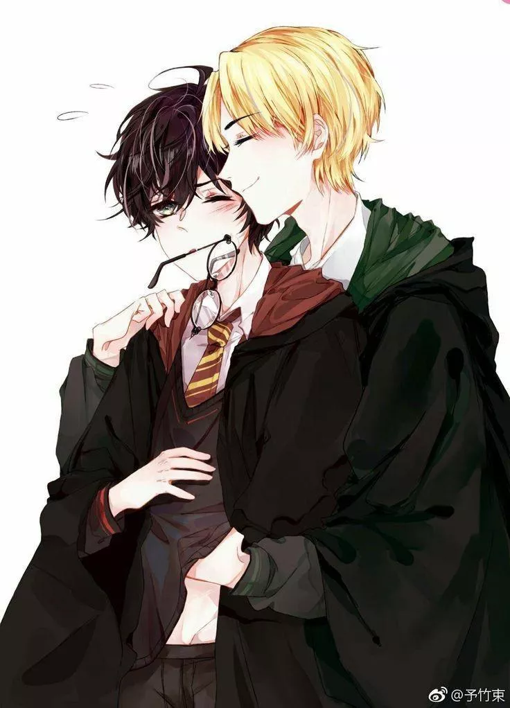 Harry and Draco lol [Harry Potter] posted by Yaoi_MakesMe_Cum