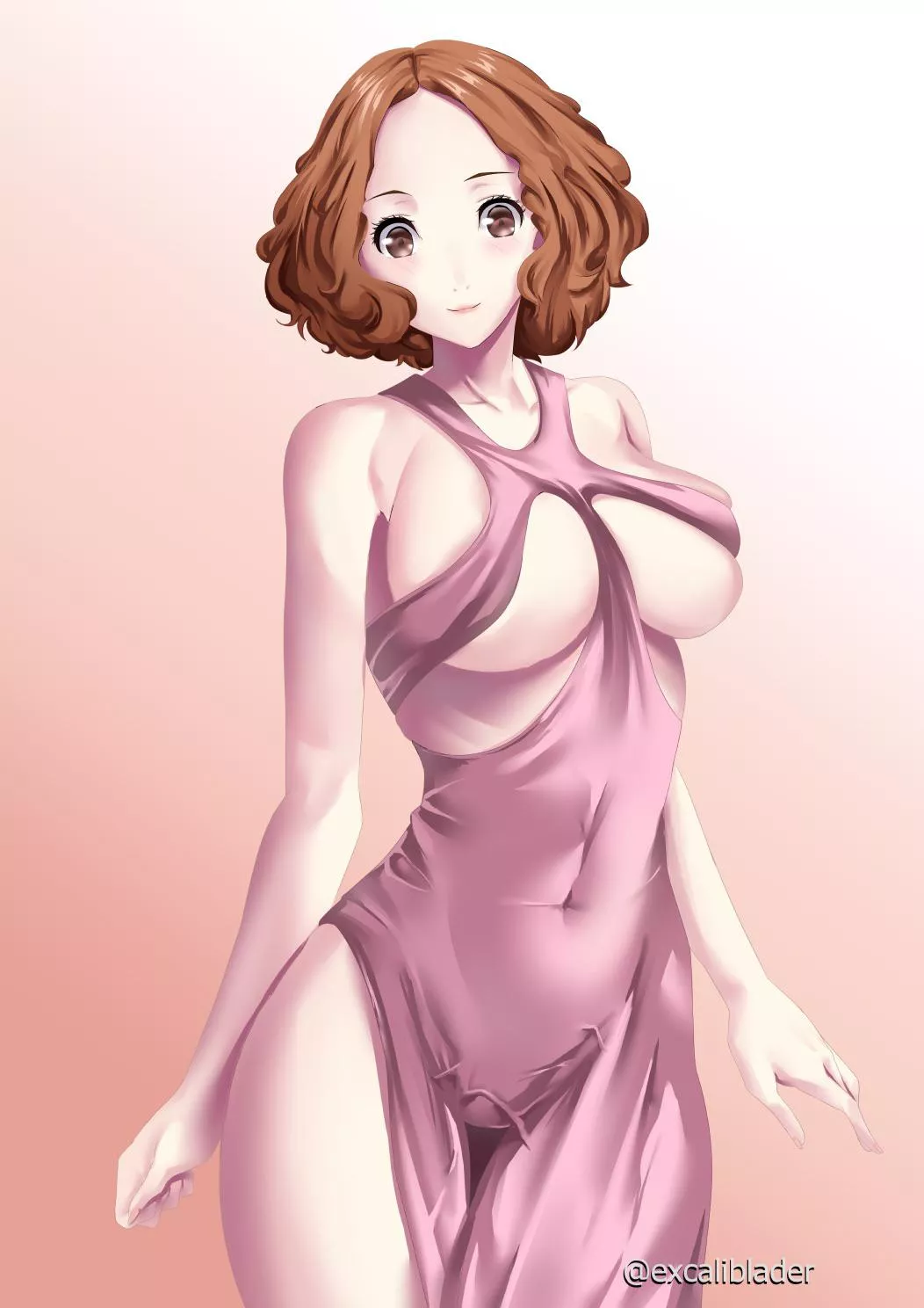 Haru in a dress posted by BnwFearless