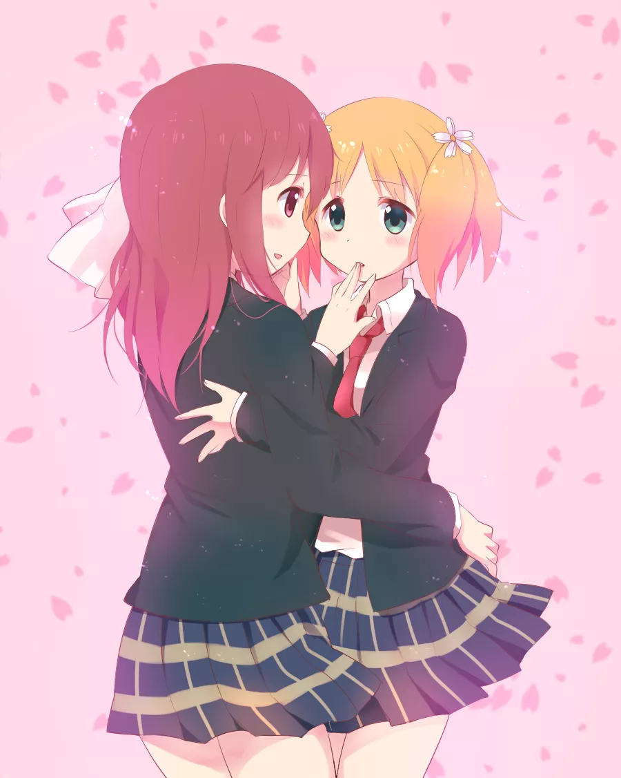 Haruka & Yu [Sakura Trick] posted by bartooon