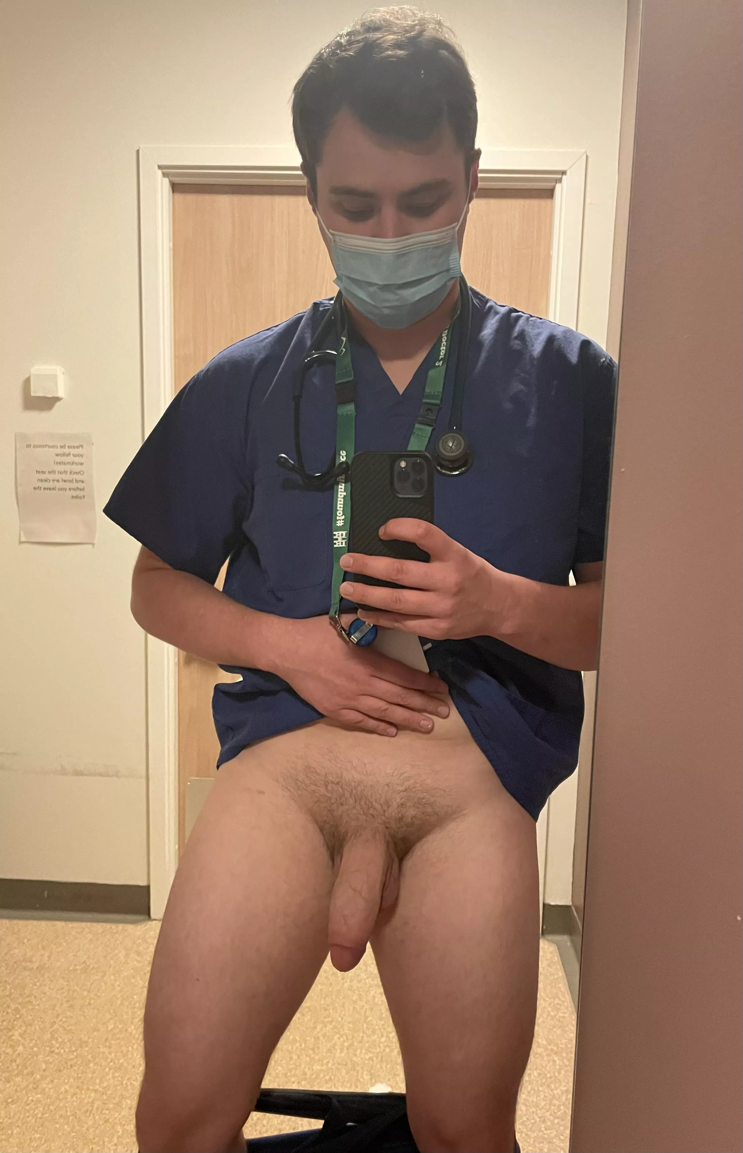 Have you ever wondered what was underneath scrubs? posted by Warning-Hefty