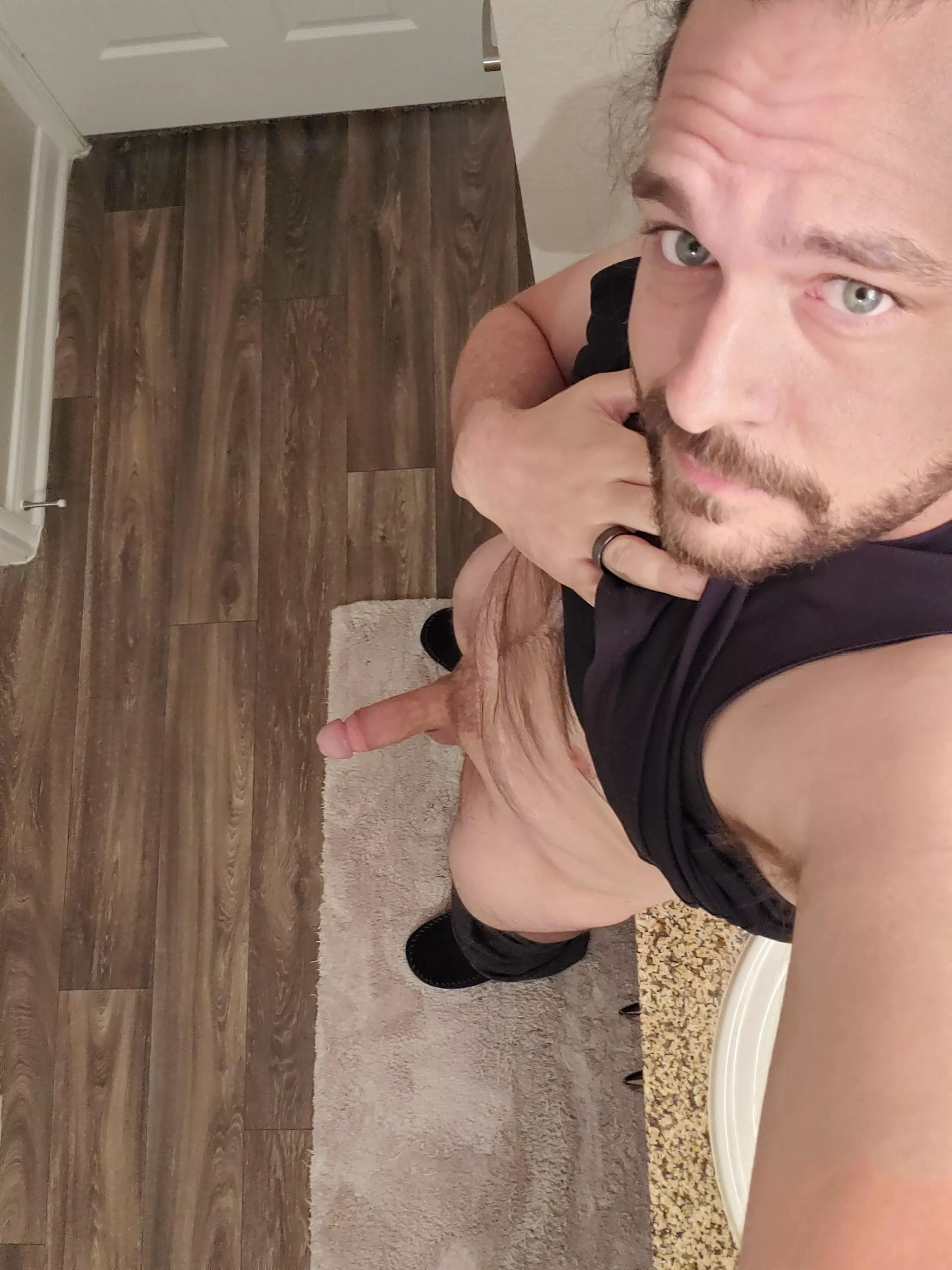 Haven't posted in a while, but was just craving someone to look up at me while taking my cock posted by Overall_Commission54