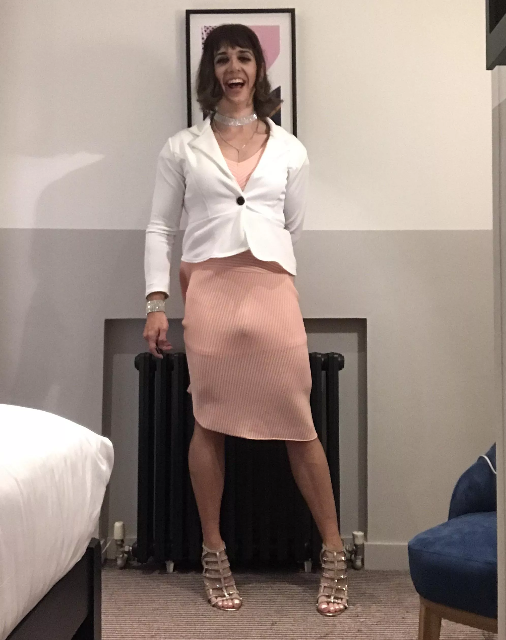 Having fun pulling my dress back ðŸ˜‰ posted by AoifeCD95