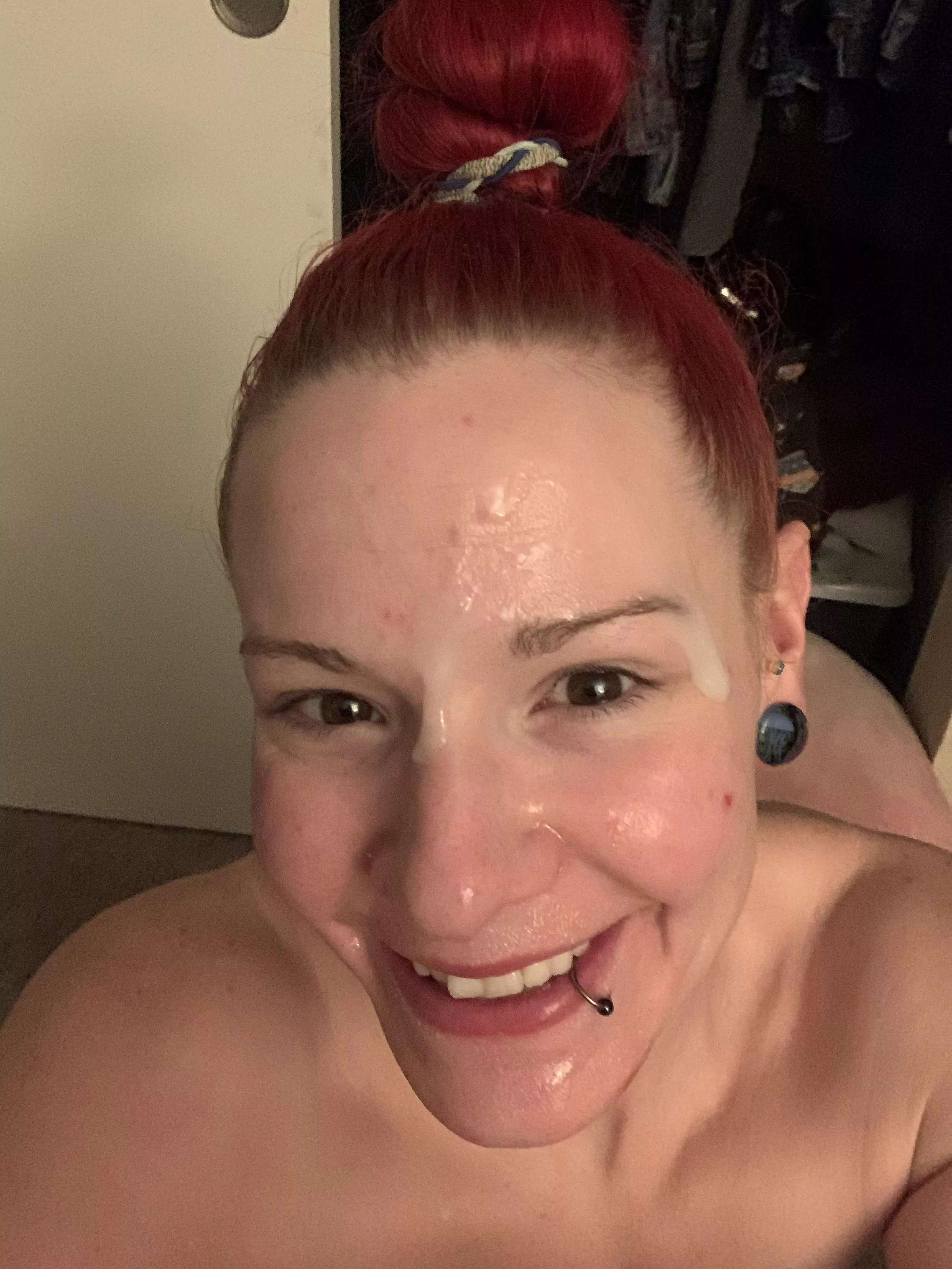 He gave me a good facial last night. ☺️🤤 posted by DarlingMissKarissa