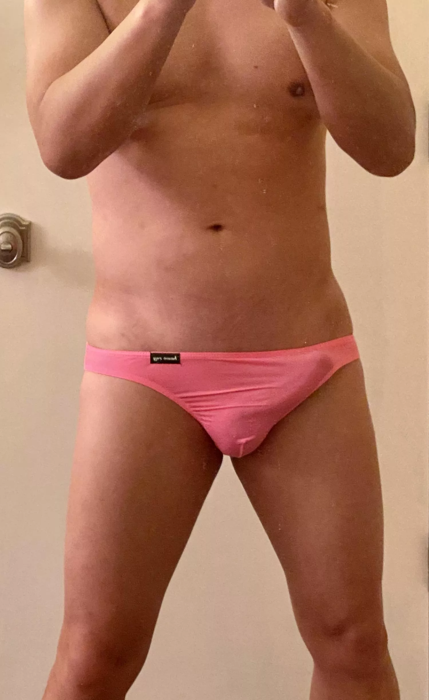 He grinded his ass against my pink panties. Did he do a good job? posted by ClockChock