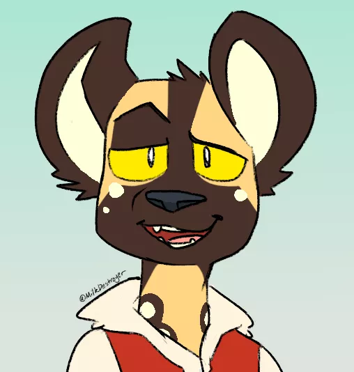 He Thinks You're Pretty Cool! (Art by me! @MilkDestroyer) posted by MilkDestr0yer