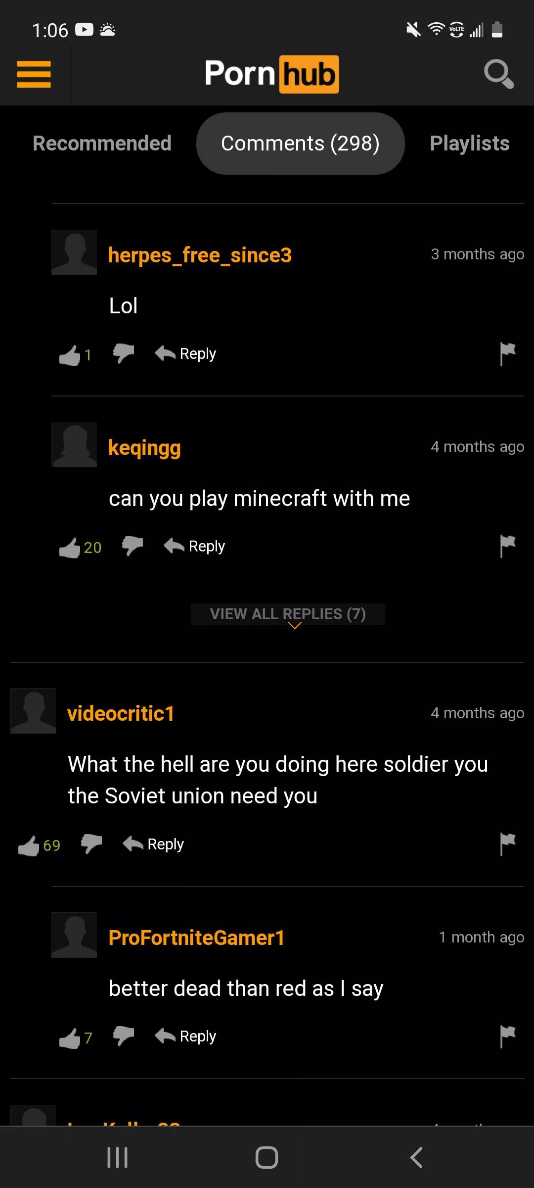 He wants someone to play minecraft with him posted by sjwkaren69