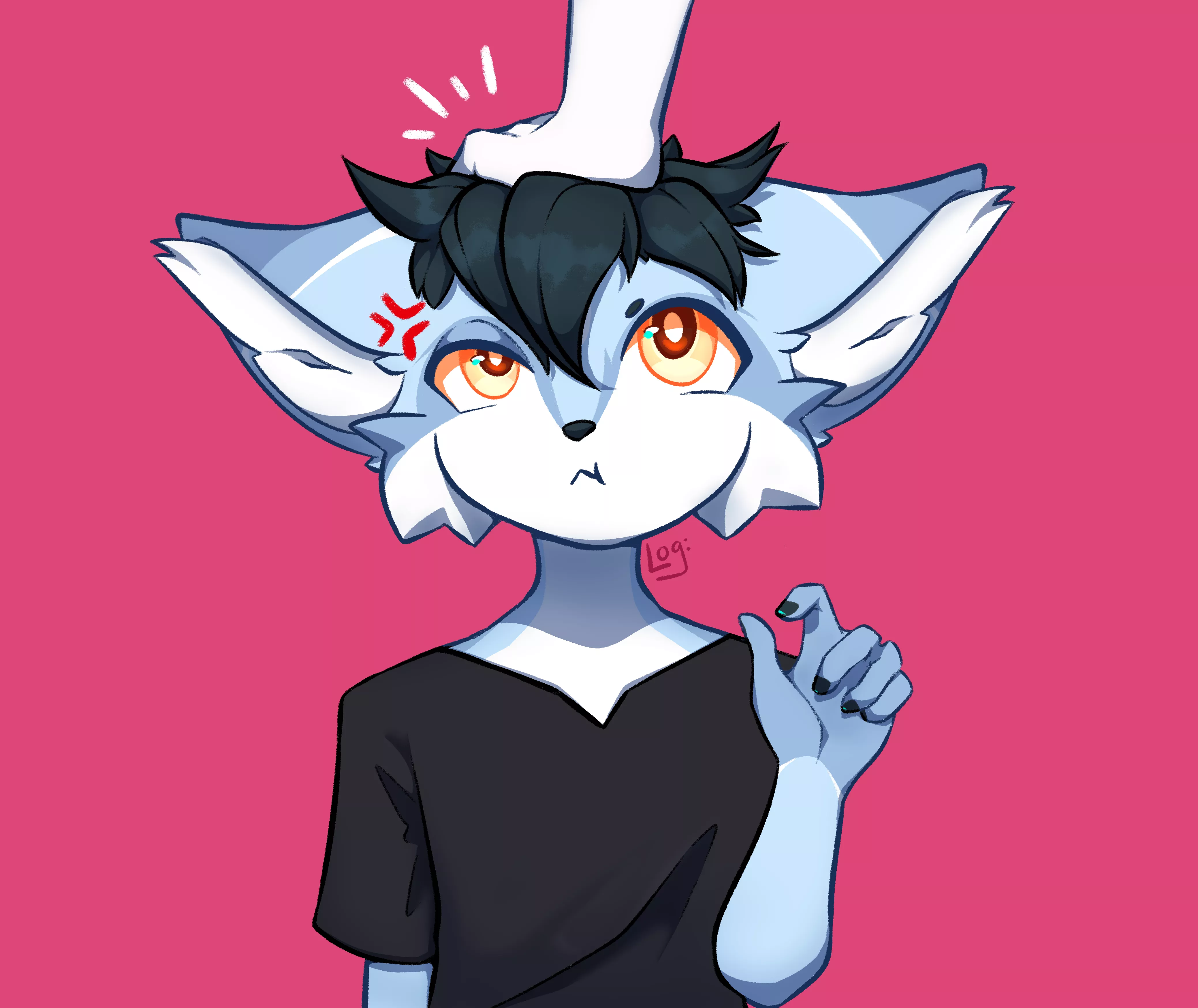 Headpats [art by me] posted by L0g00