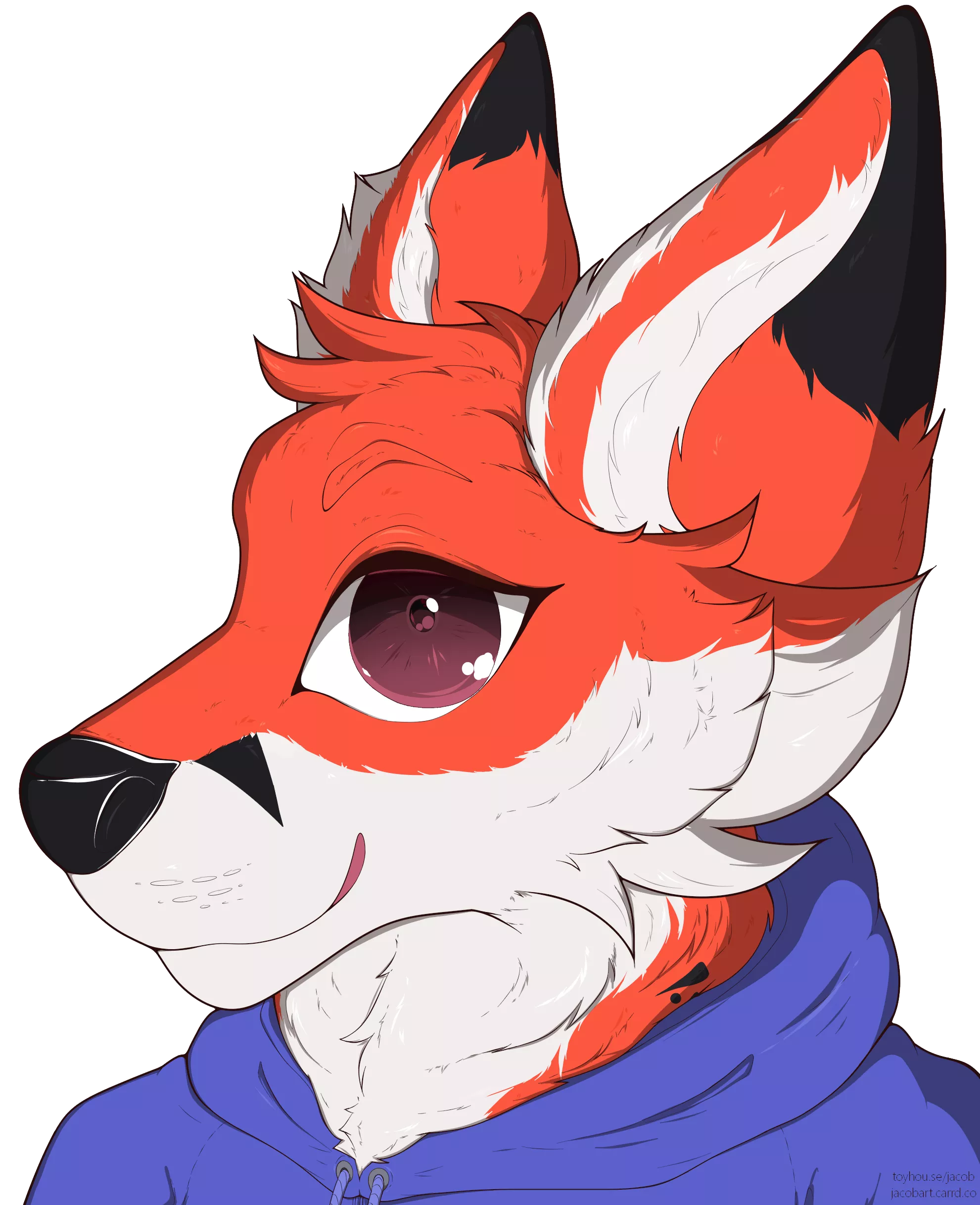 headshot commission, by me! [OC] posted by jacobart