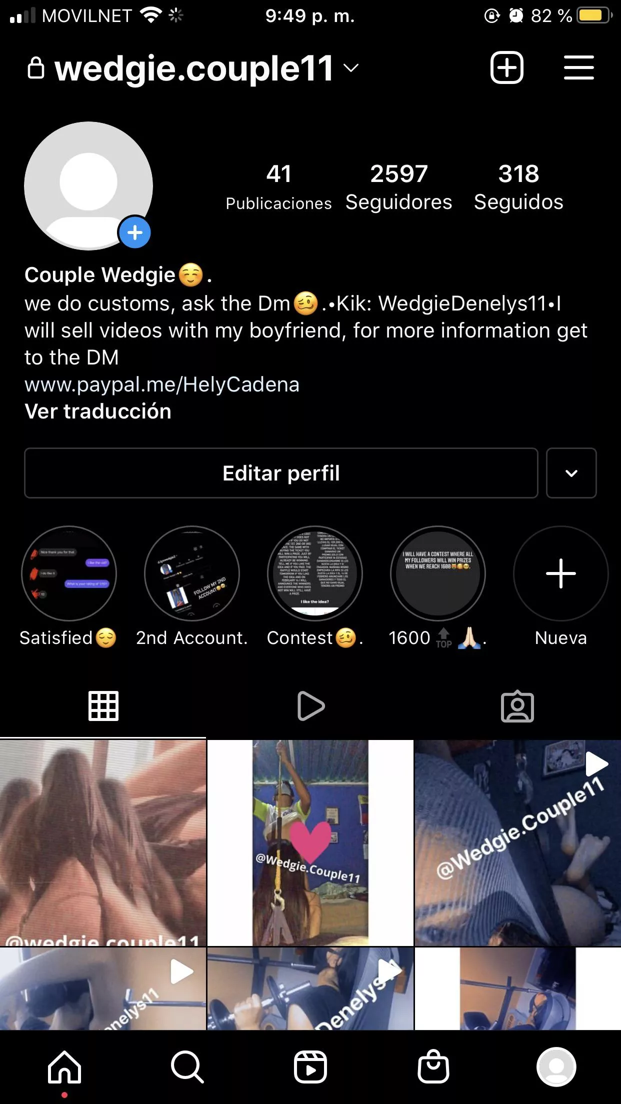 Hello friends, follow my wedgie account on instagram, I also sell videos at very good prices. I accept paypal and zelle, ask with confidence🥰😊 posted by Prudent_Kangaroo_581