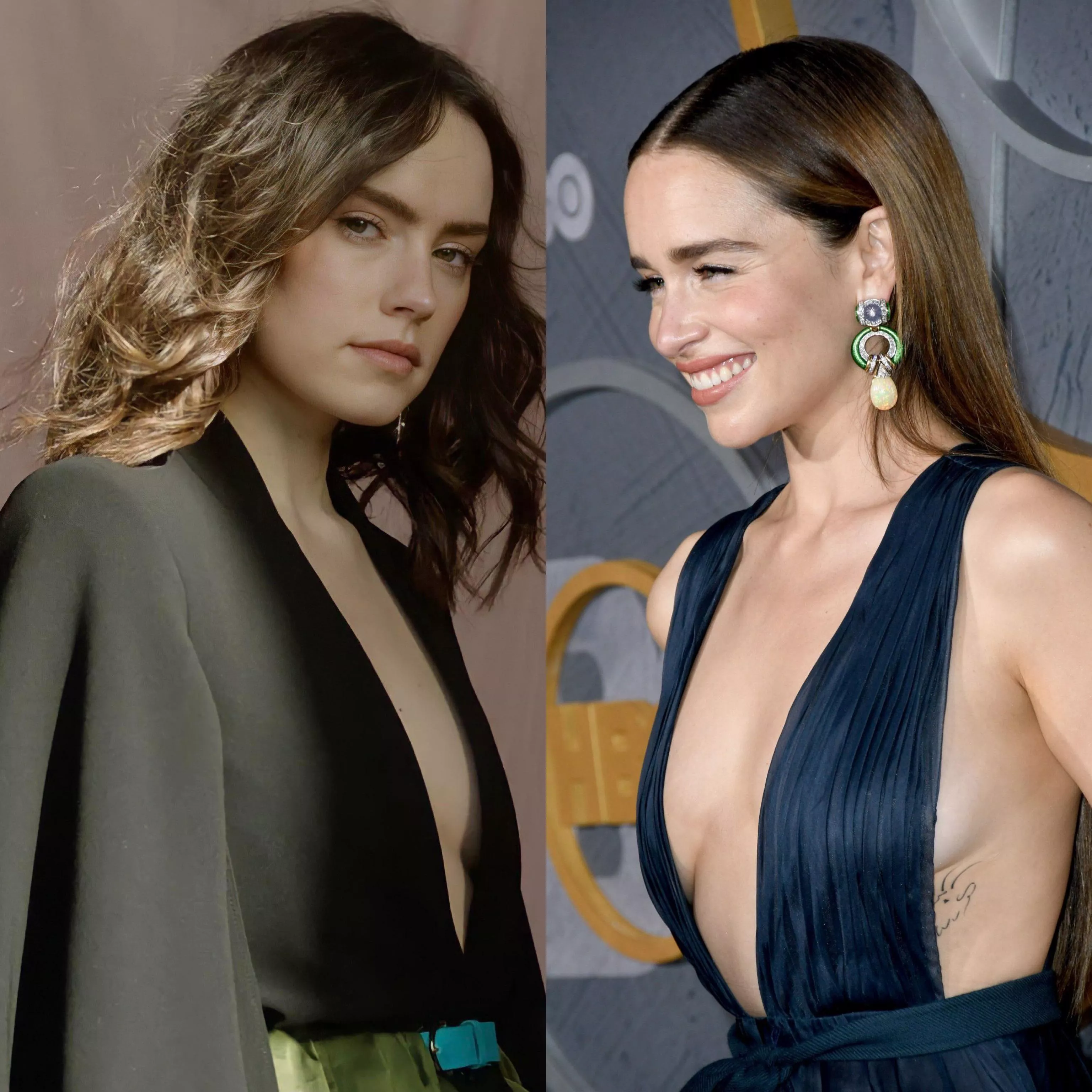 Help me cum to British queen Daisy Ridley or Emilia Clarke? posted by thisusernamesucks6