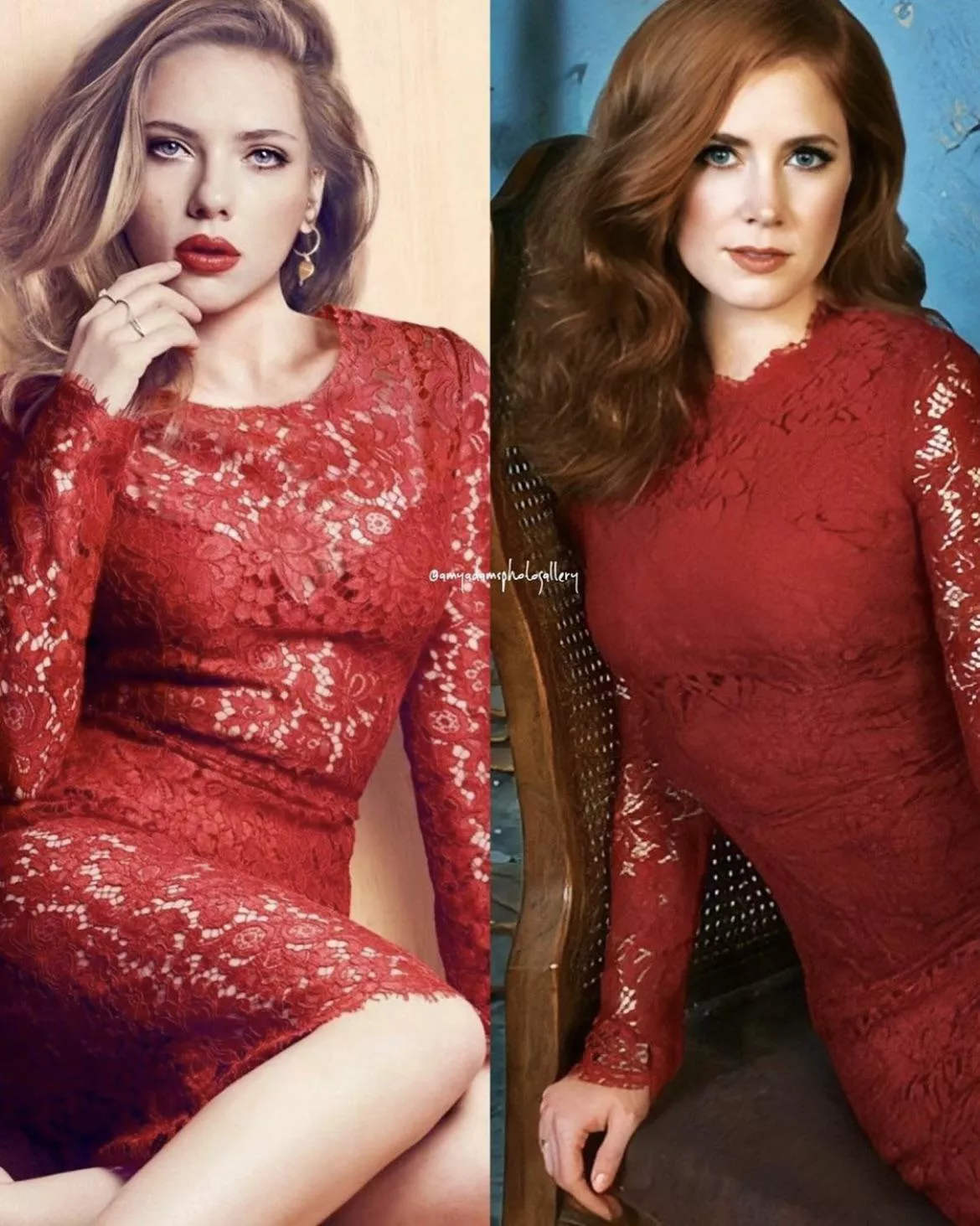 Help me jerk my cock for Scarlett Johanson and Amy Adams posted by Dale2487