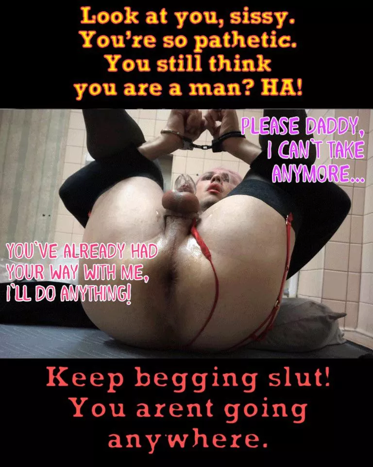 Helpless sissy posted by tksissybottom