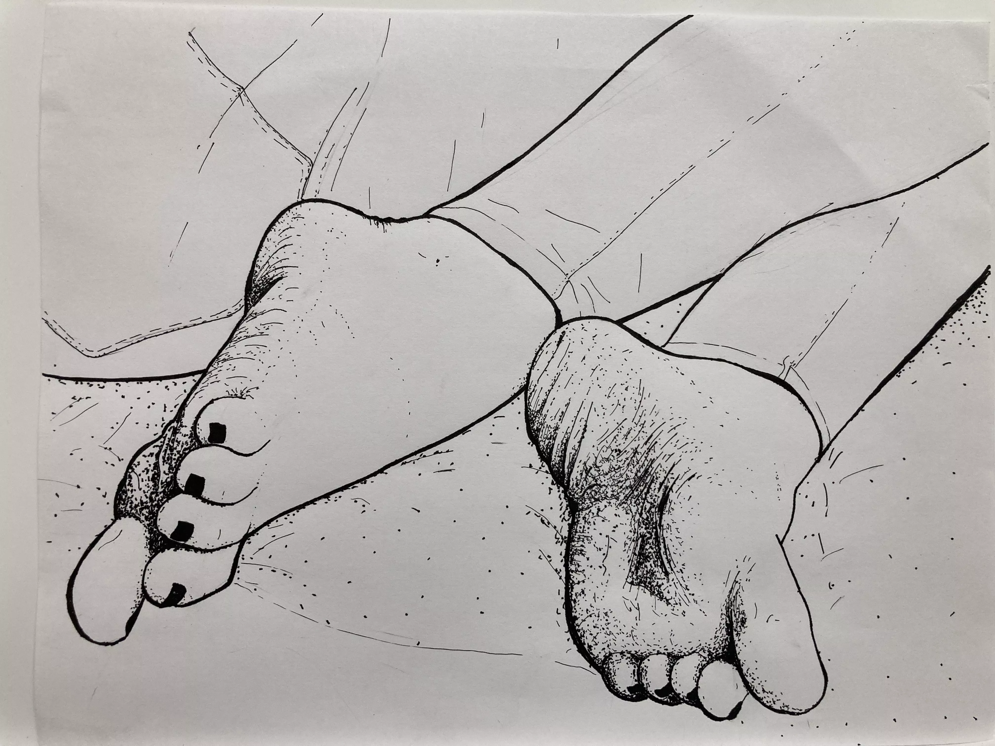 “Her Feet” artwork by me posted by lsignalREI