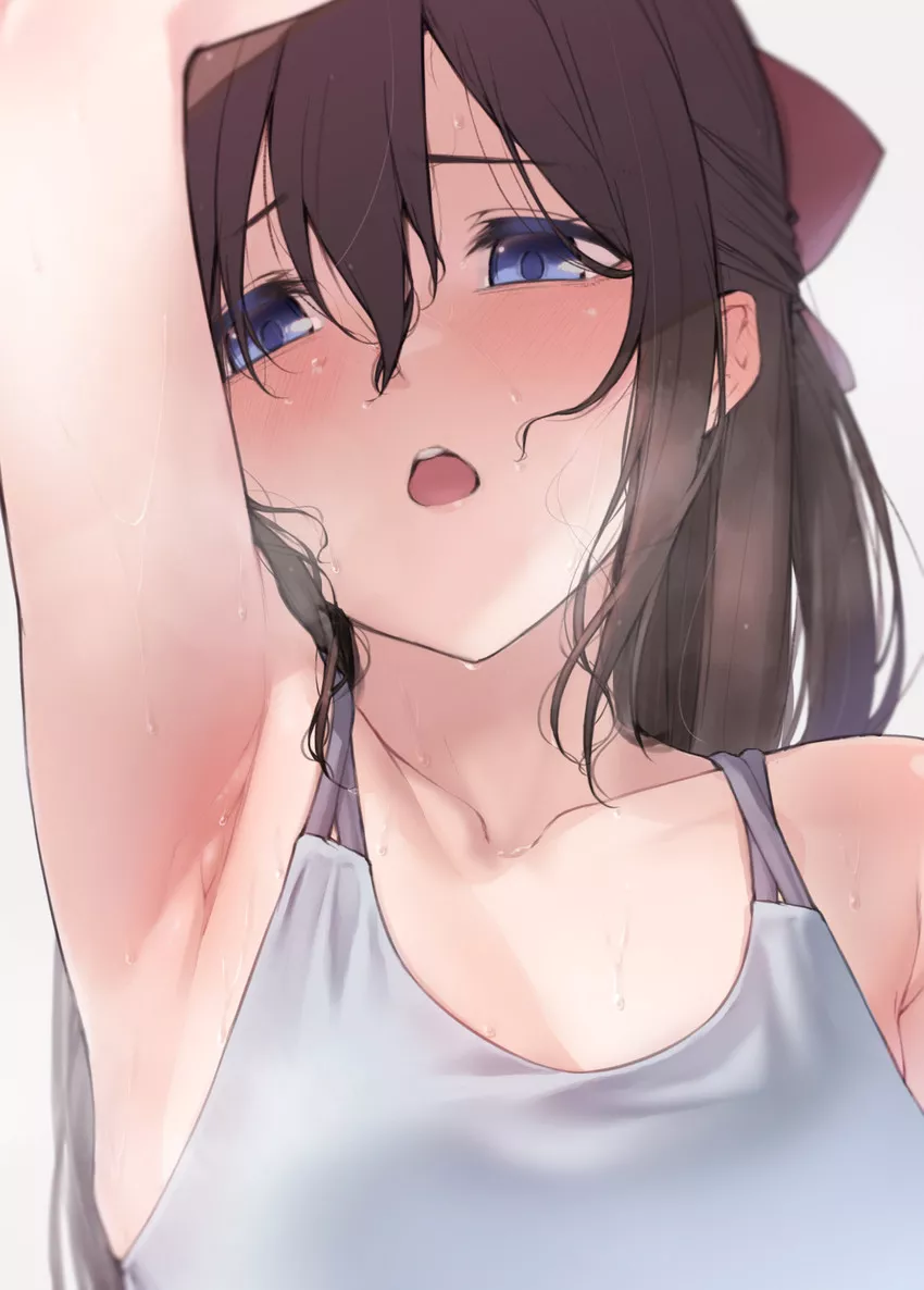 Her training must have been hard. I mean look at those sweat posted by Haziyuki