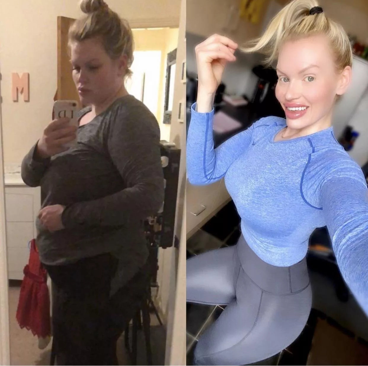 Her two year transformation posted by 88throwaway44