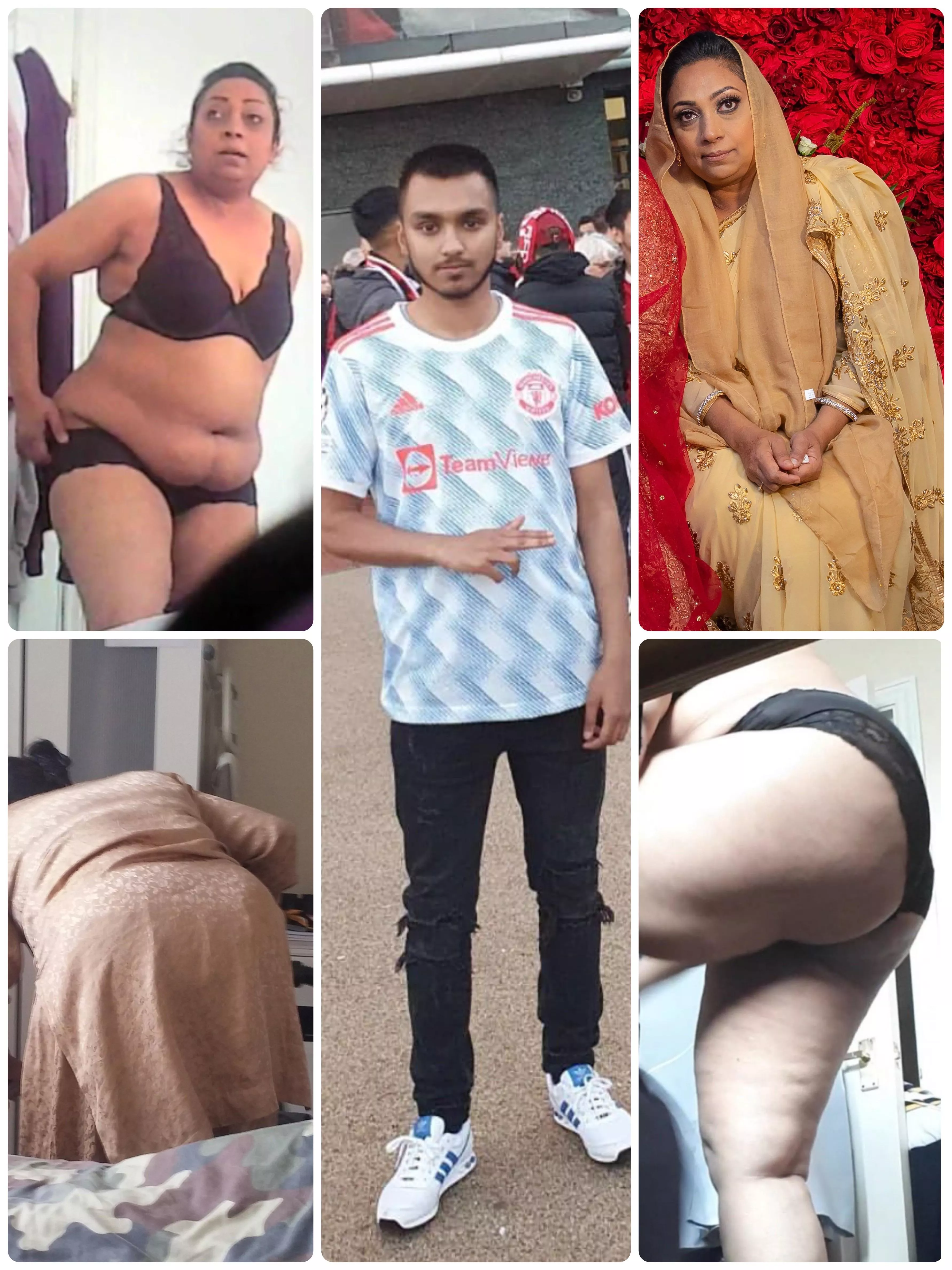 Heres a collage of my Bangladeshi mom and my best friend in the centre. Id be so humiliated if i ever saw him fucking my mom, but it also turns me on so much too . Ki @ sambona1066 posted by IHCuck0101