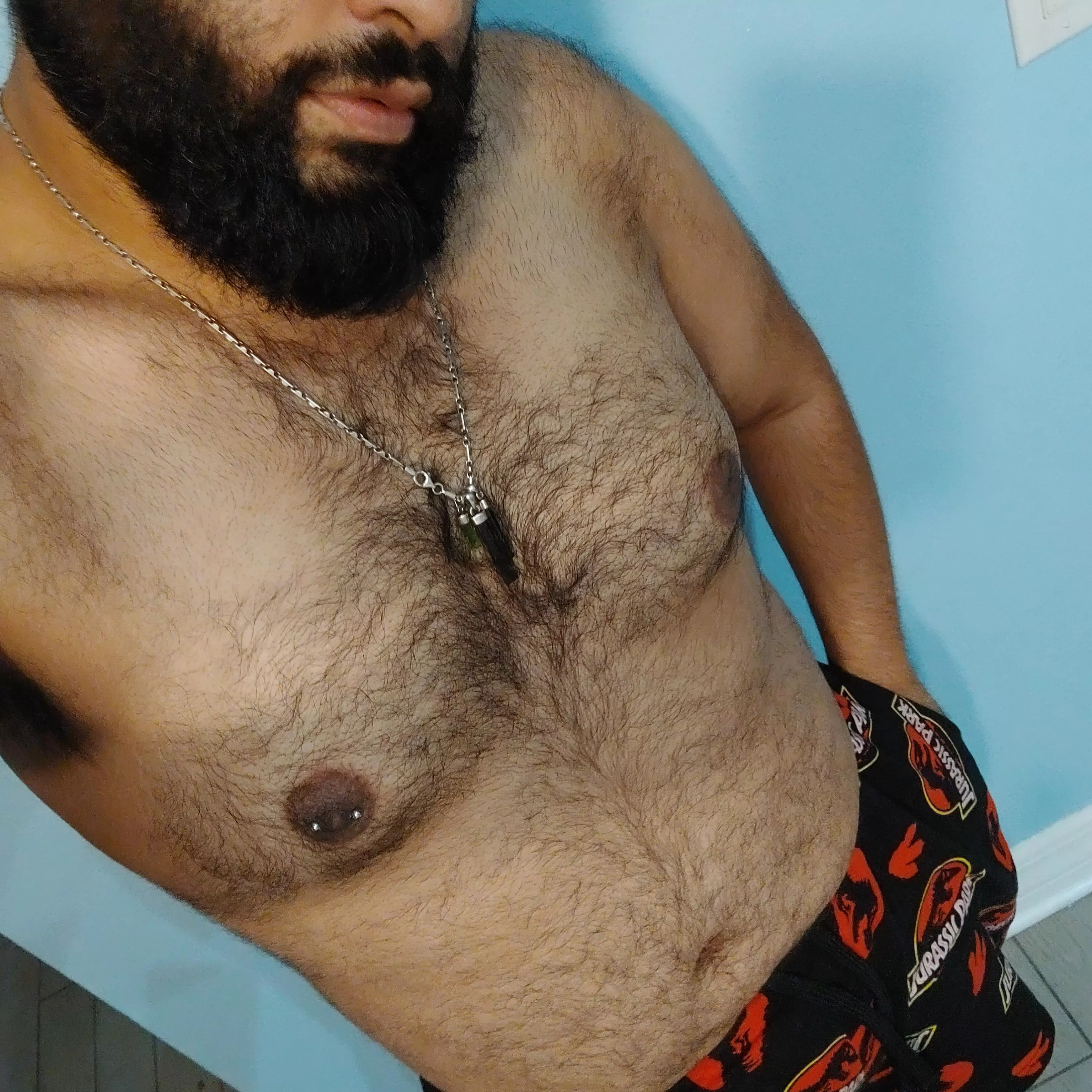 Heres my bear belly! posted by Bearcoyote