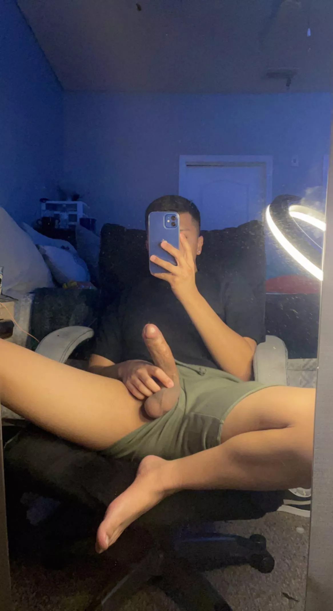 here’s my brown uncut cock posted by fllatinboi