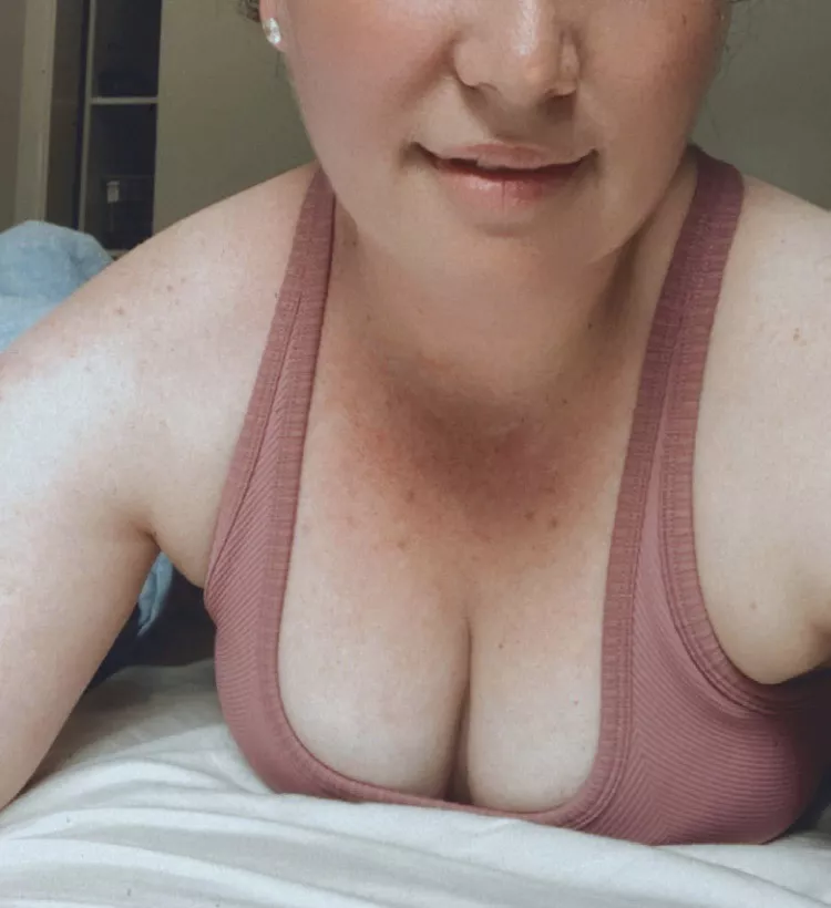 Here's some mum of three cleavage for your Titty Tuesday 🙊 They aren't as perky as they used to be but hubby still enjoys fucking them 😈 posted by Conscious-Place-5235