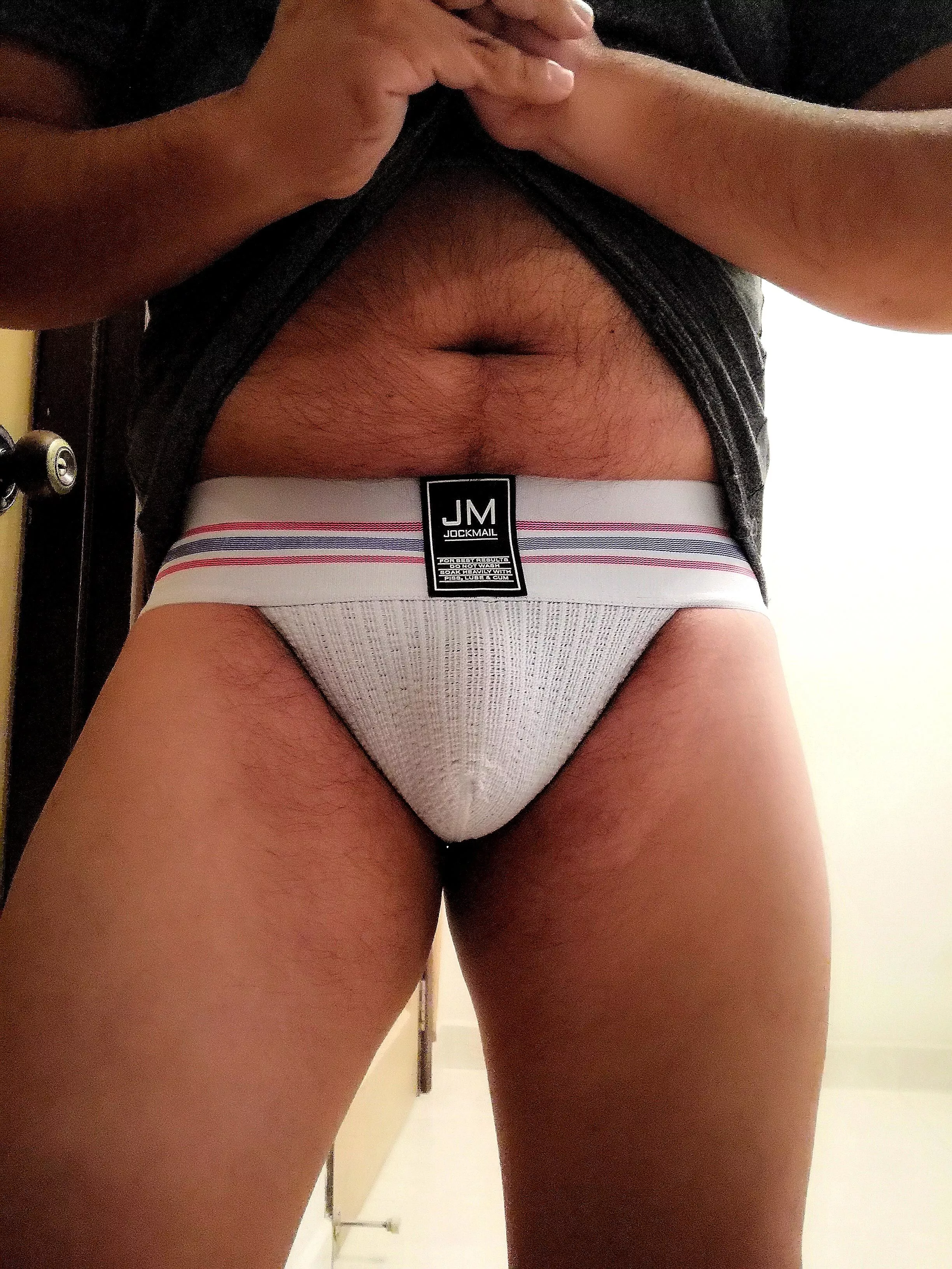 Here's to celebrating the last 2 days of Jocktober, in my favourite white pair - Pt 1. posted by chubbo57