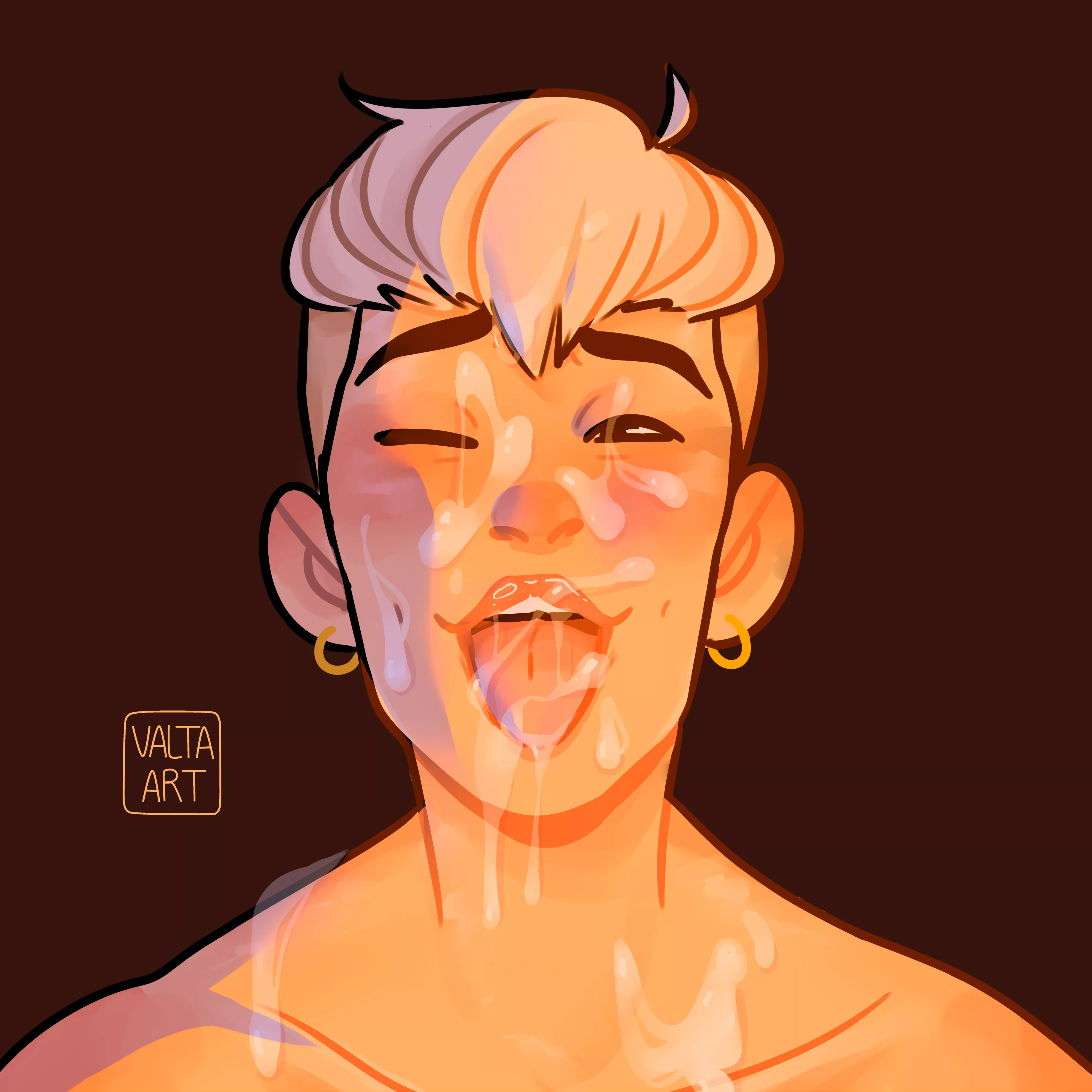 He's a whore and loves getting messy posted by _valta