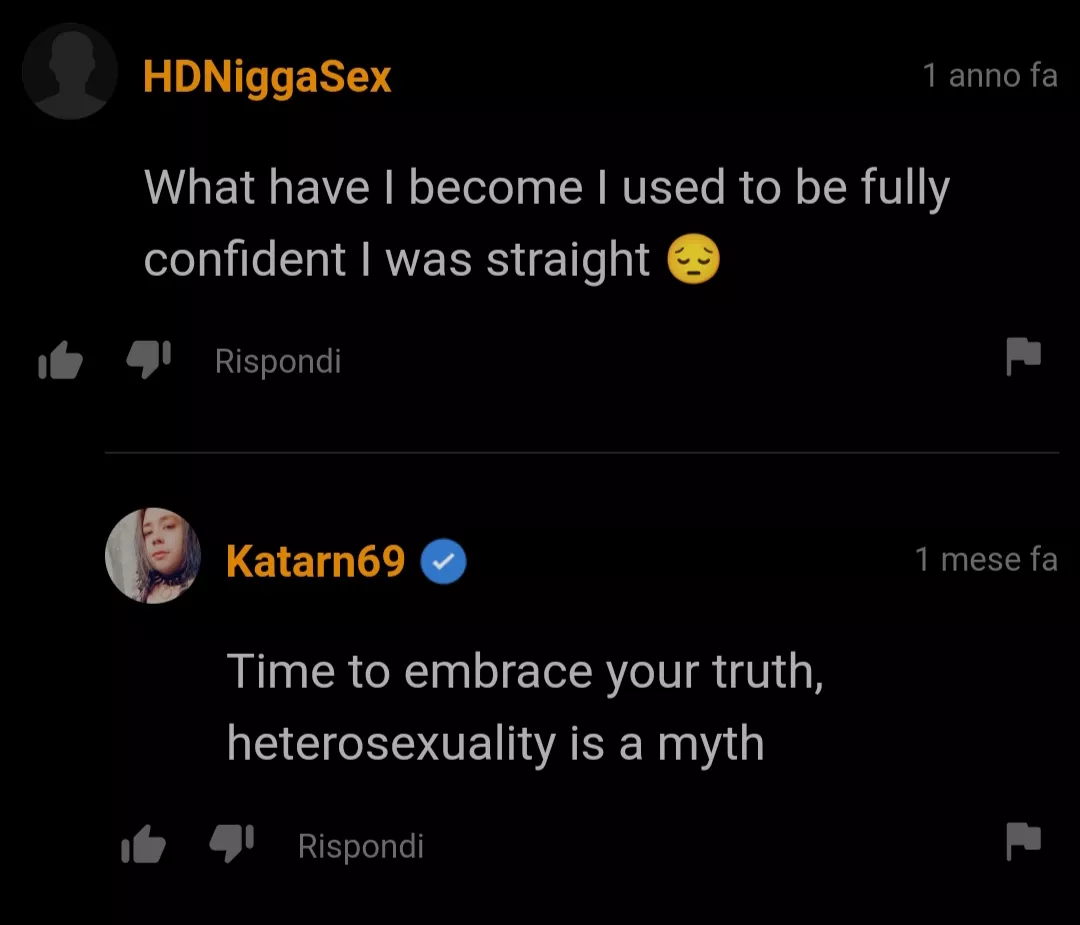 Heterosexuality is officially a myth posted by Piccione_Rotante