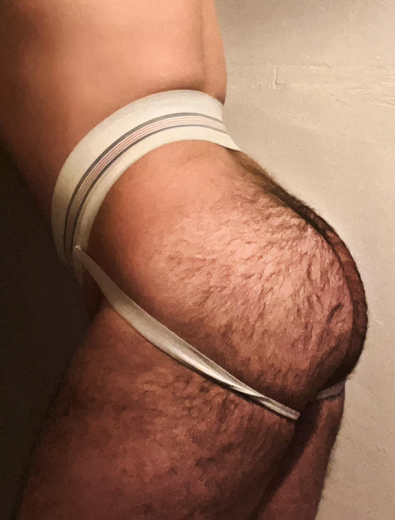 Hey bro! Does jock make my ass look hairy?! posted by Himbo-jimbo