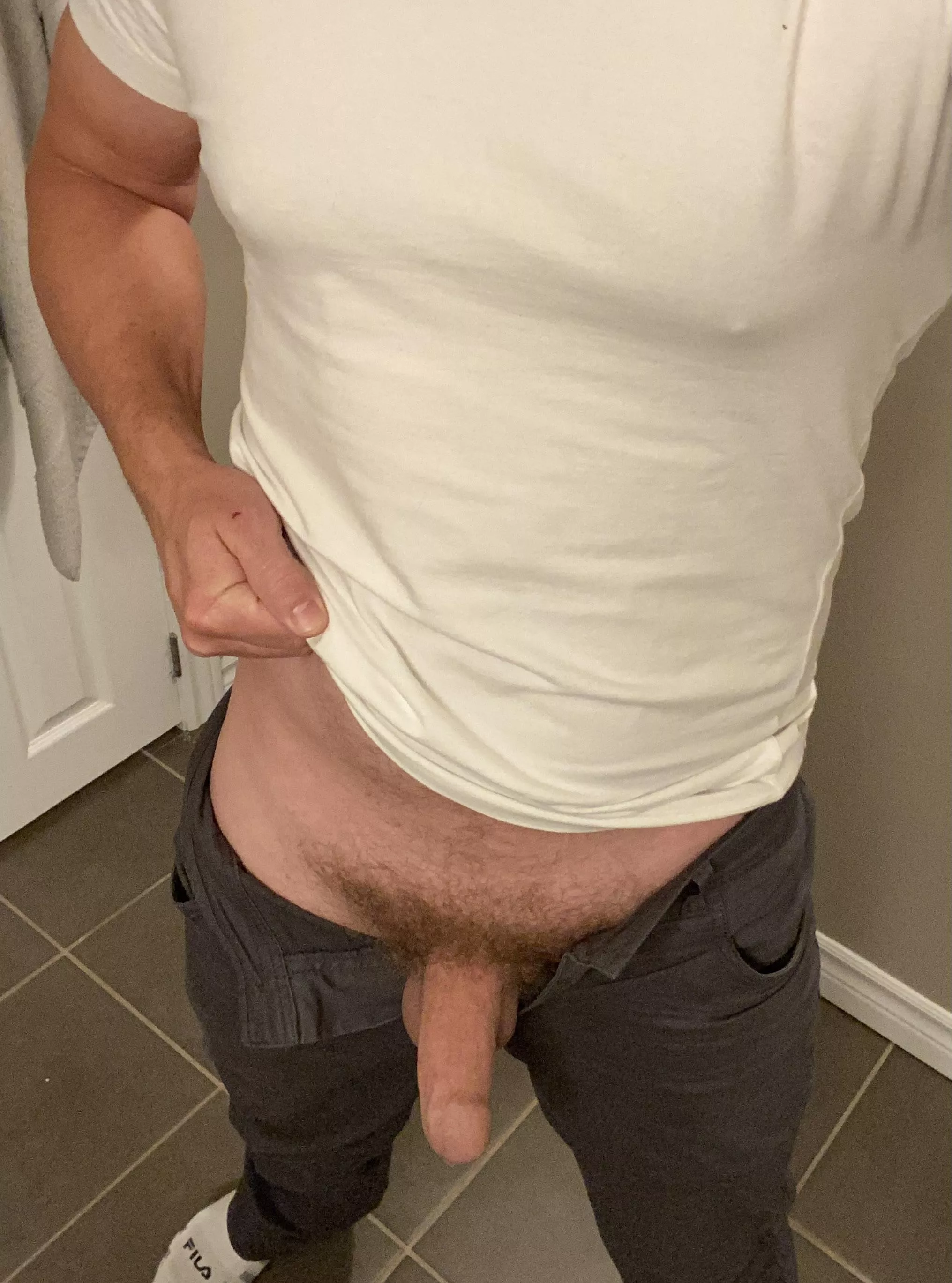 Hey. Just felt like getting my cock out. Hope you like uncut! posted by supertime-42