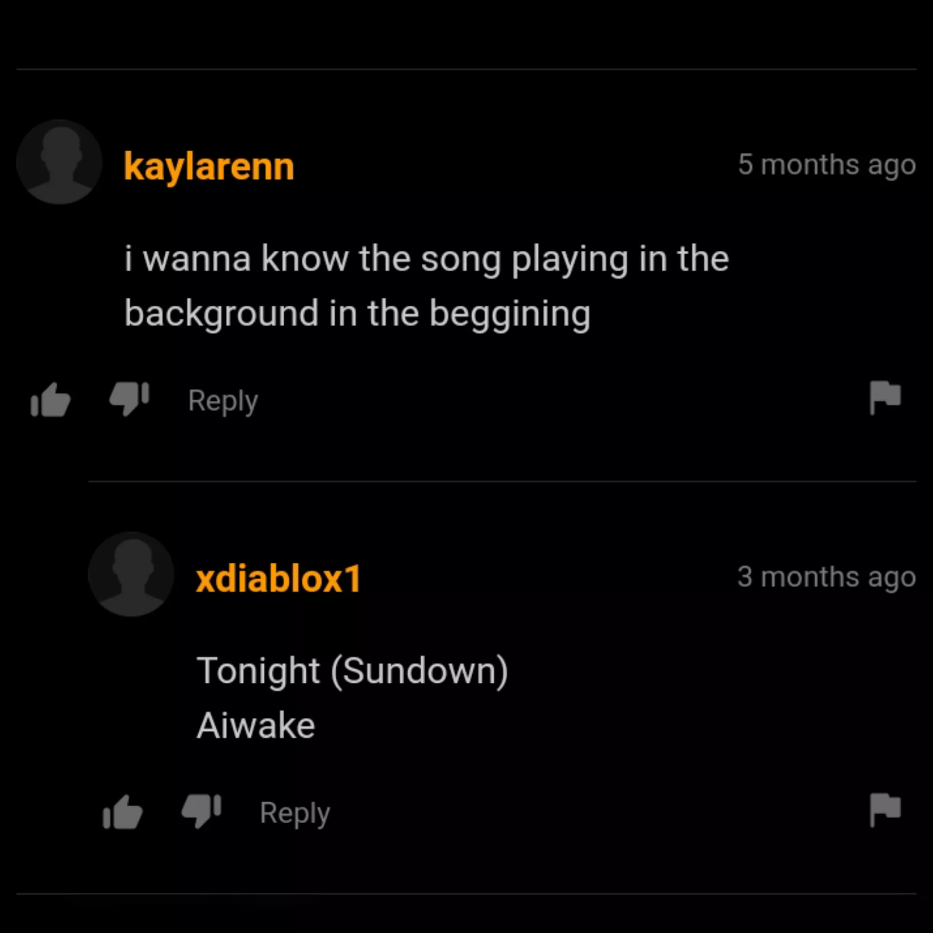 Hey, what's that song again? posted by NetherKing7633