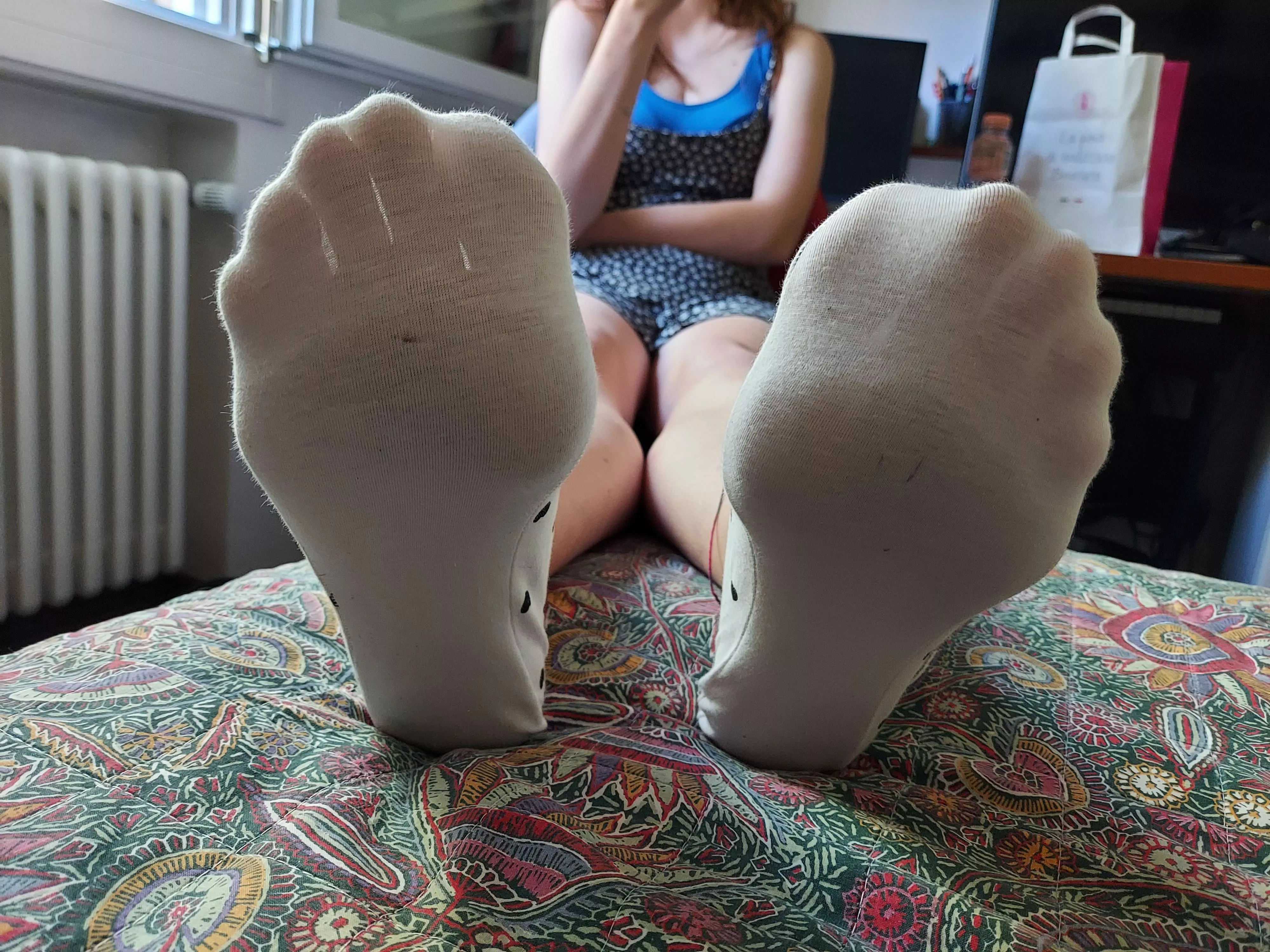 hi do you like my socks soles?😋 posted by Substantial-Major641