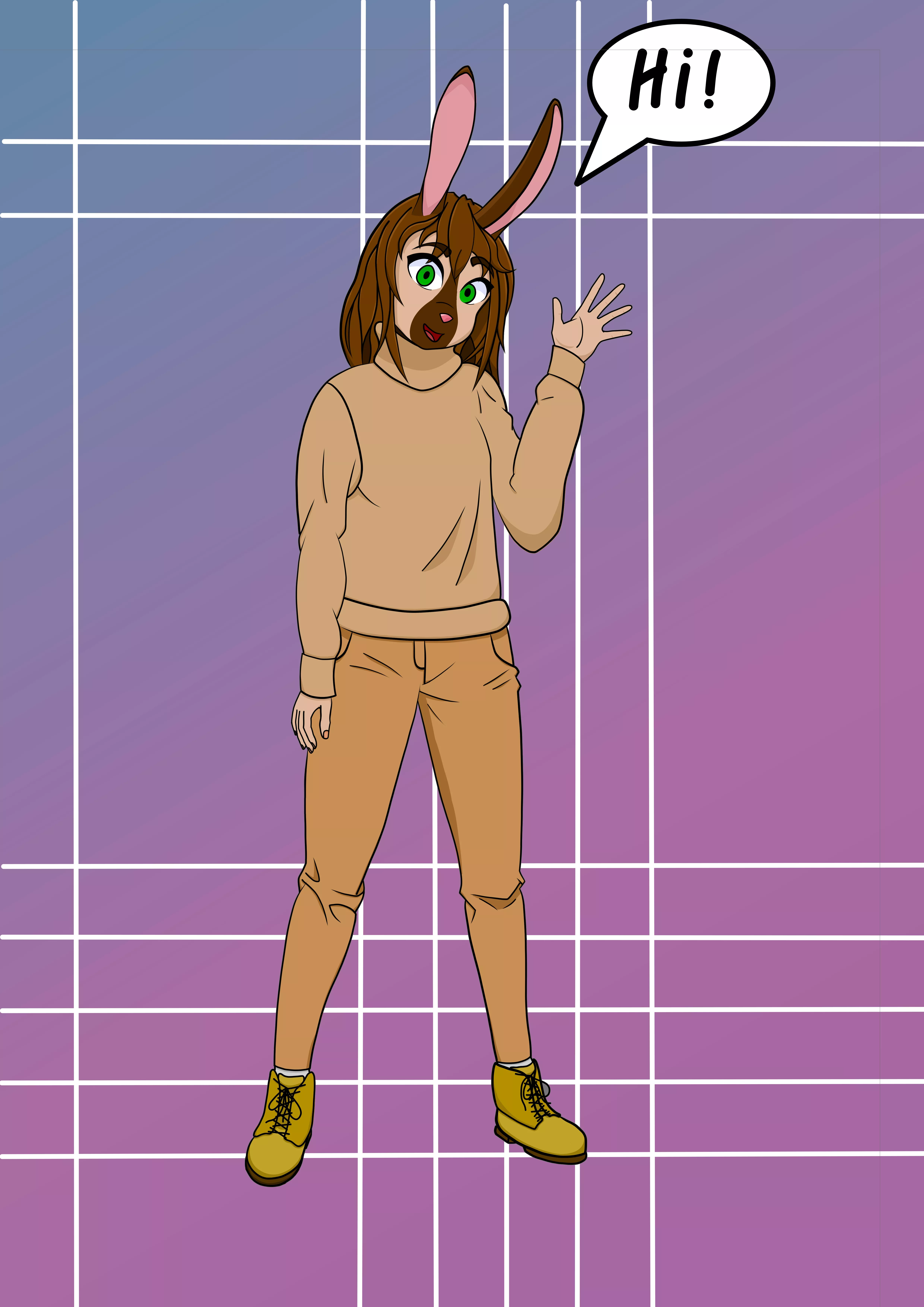 Hi guys! I want to show you my first OC, hers name is Abby posted by potenzna_mewa