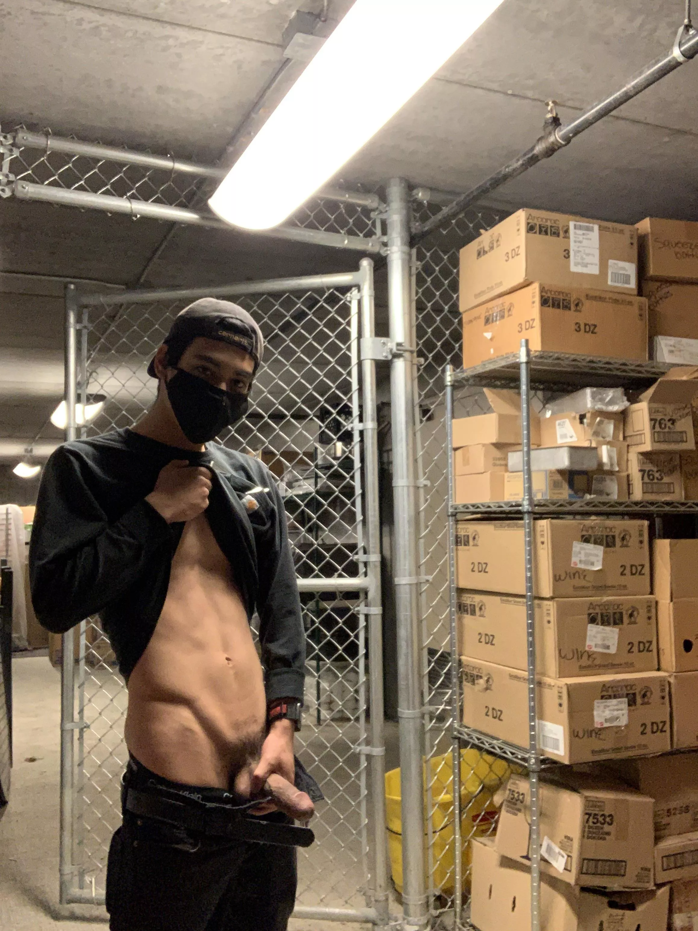 Hiding out in the work basement now posted by EsguerraCrew