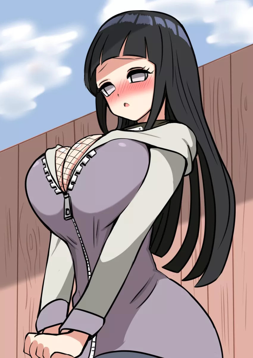 Hinata squishes her titties posted by moiXXjo