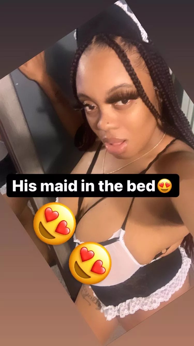 His maid in bed posted by Shaylove0423