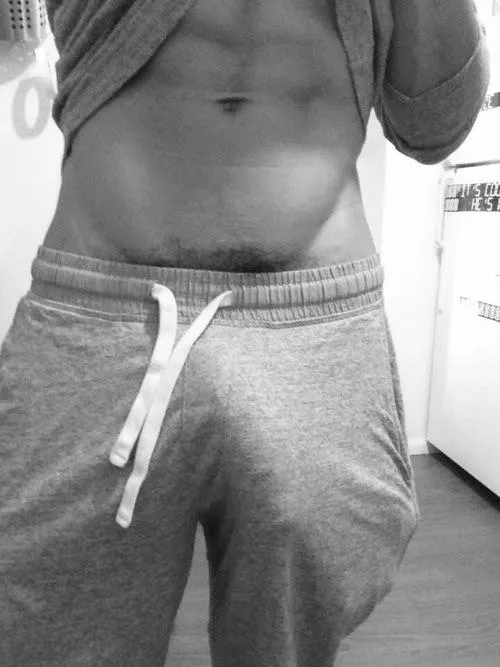 “His Trackies bulge” … posted by neilfromsydney2003