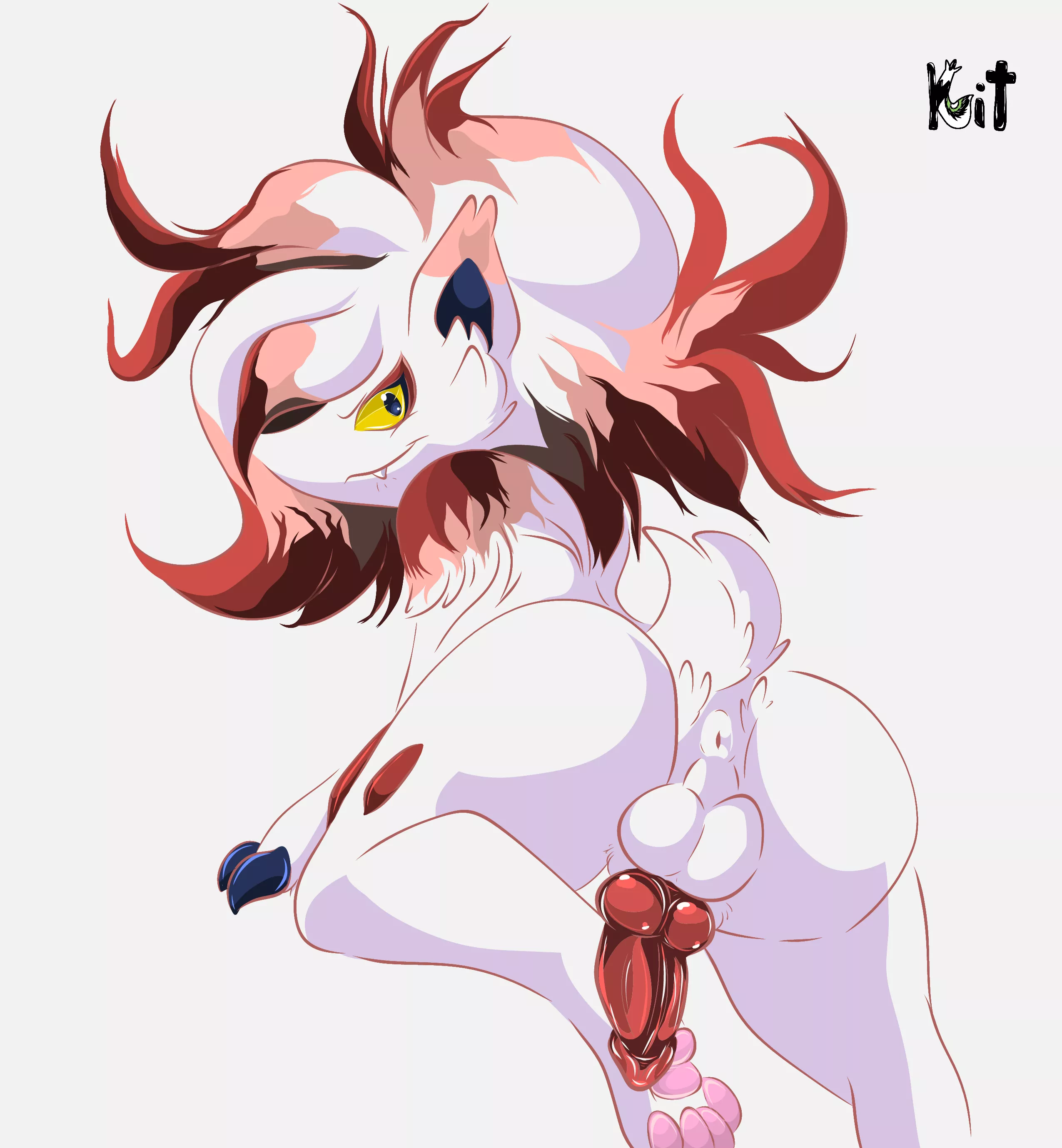 Hisuian Zoroark by Kitchi Drachenblut (male) https://www.facebook.com/KitchiDrachenblut posted by InterdimensionalSnep