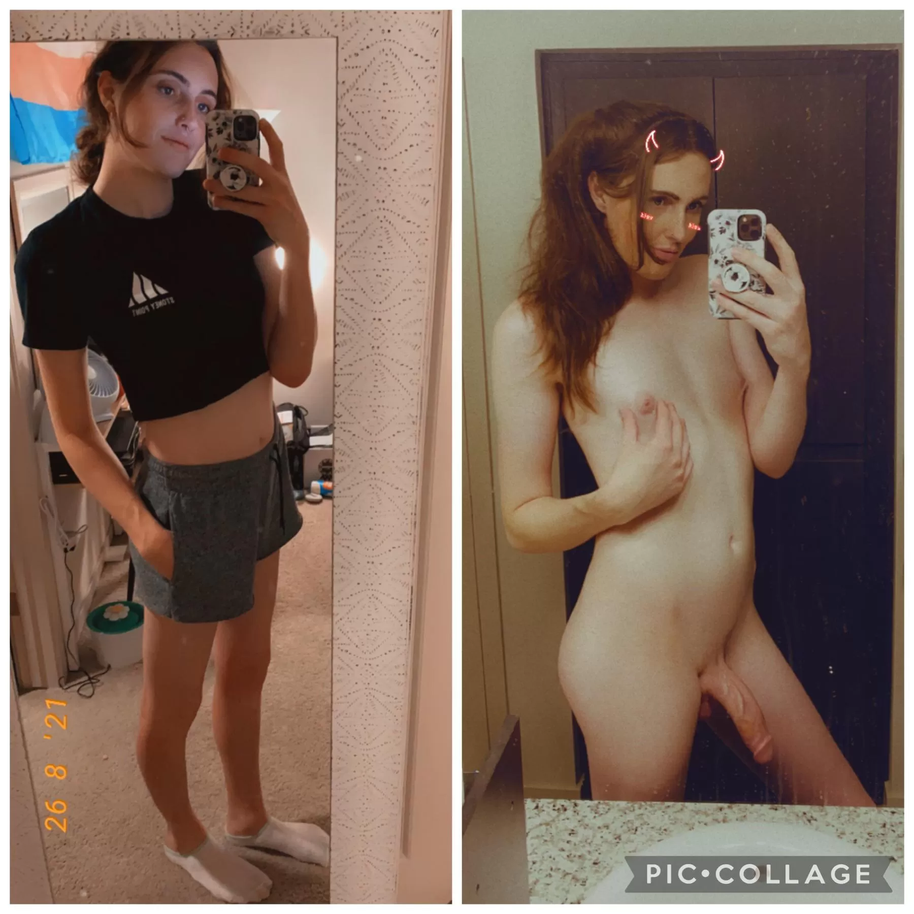 hmmm what do you like better?? my long legs or my long cock? 🙈😈 posted by chasemaya10