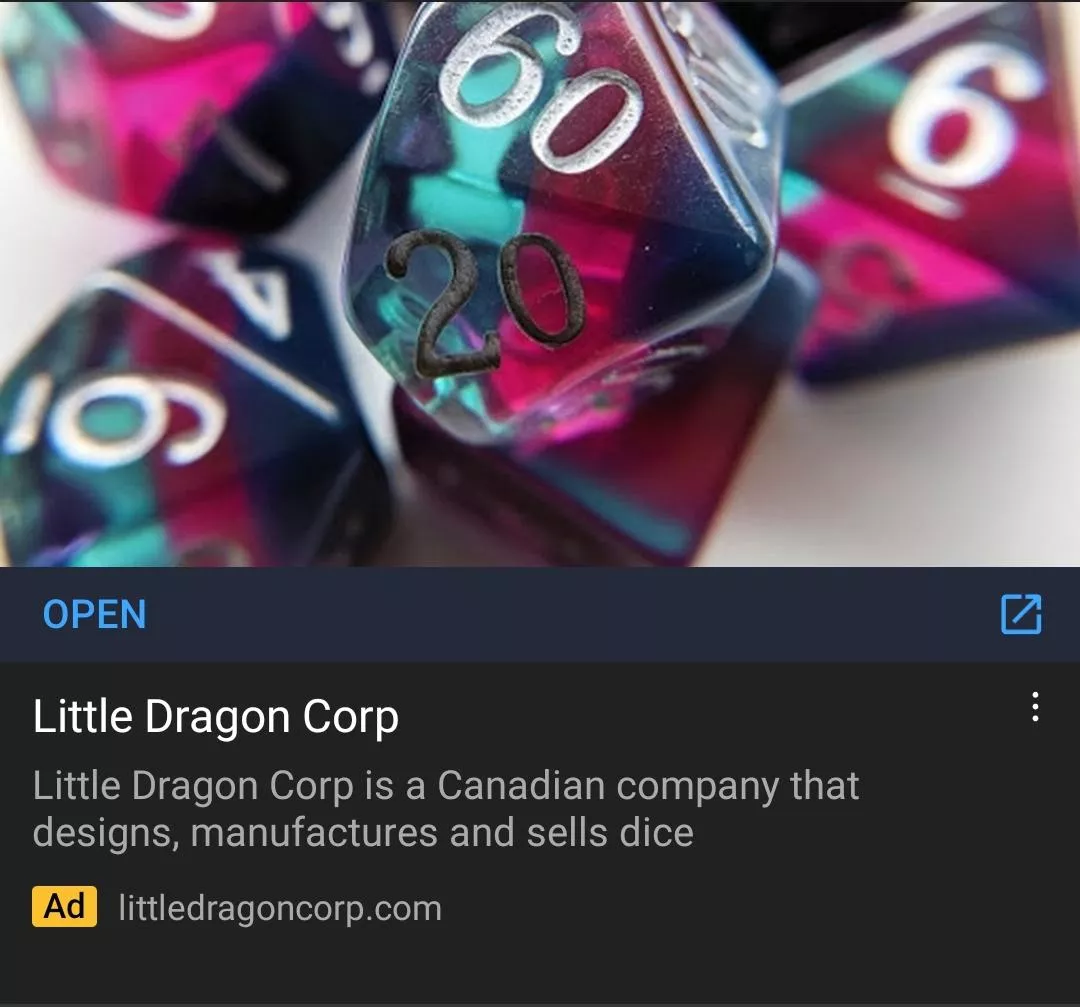 Hmmmm, an adjective dragon company that pours plastic to make colorful toys... familiar posted by LewdAlt333