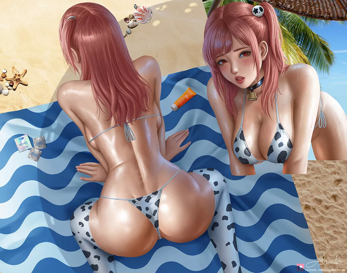 Honoka cowkini (Alexander Dinh) [Dead or Alive] posted by BruhSoundEffect1