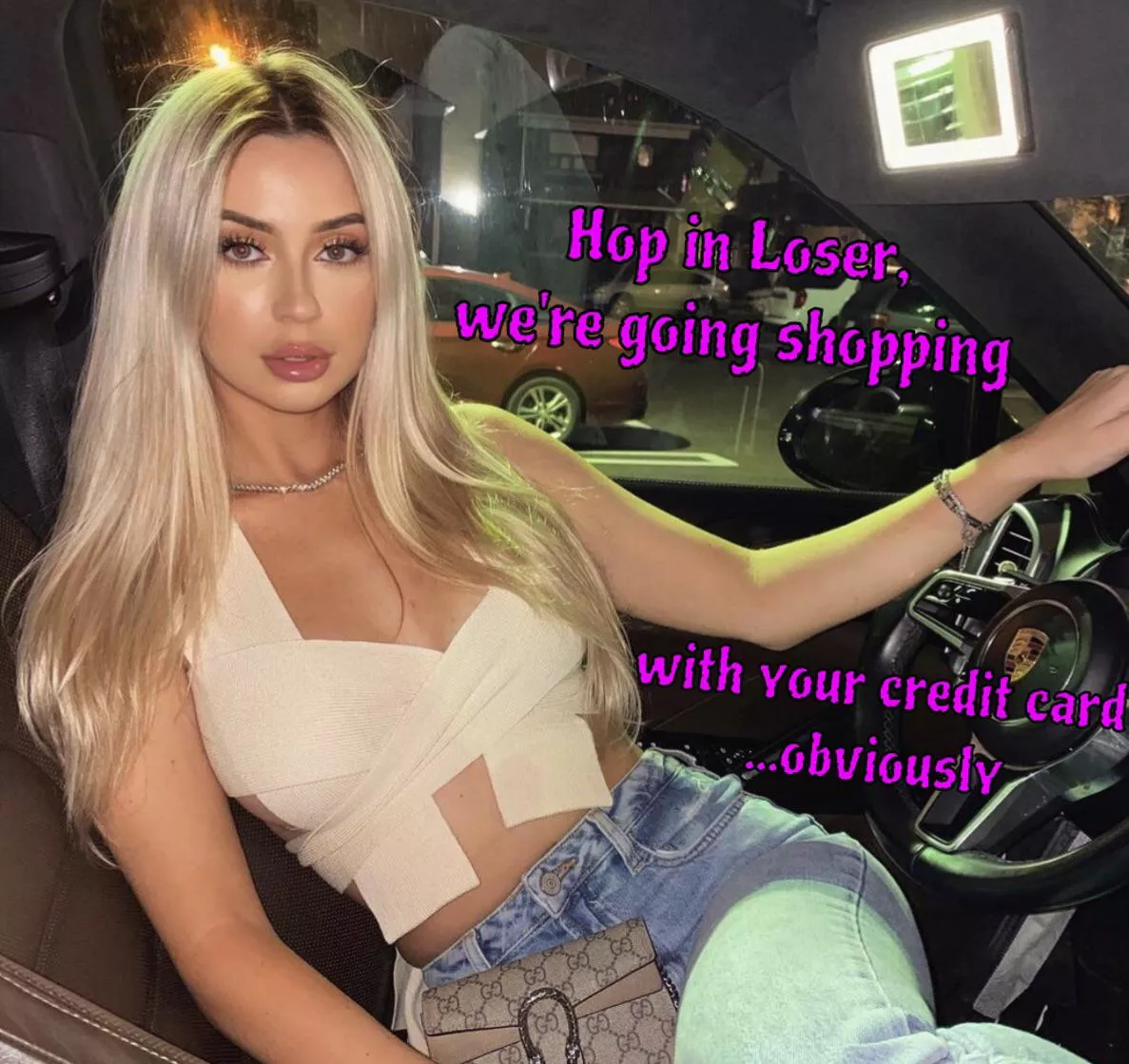 Hop in Loser 😈 posted by rt_BNWO