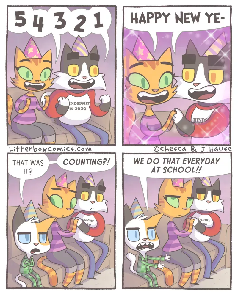 Hope you enjoyed the countdown! (Comic by u/LitterboxComics) posted by TBTabby