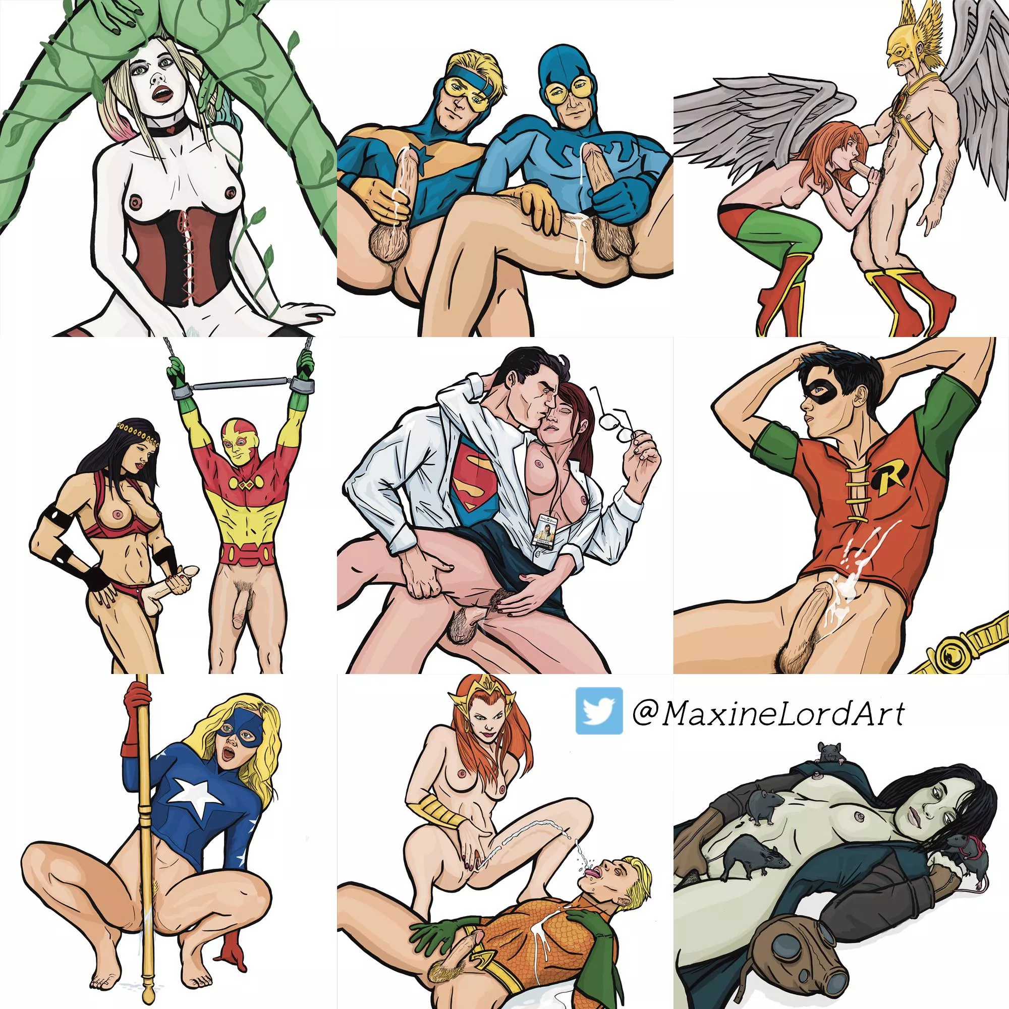 Horny DC Universe posted by MaxineLord